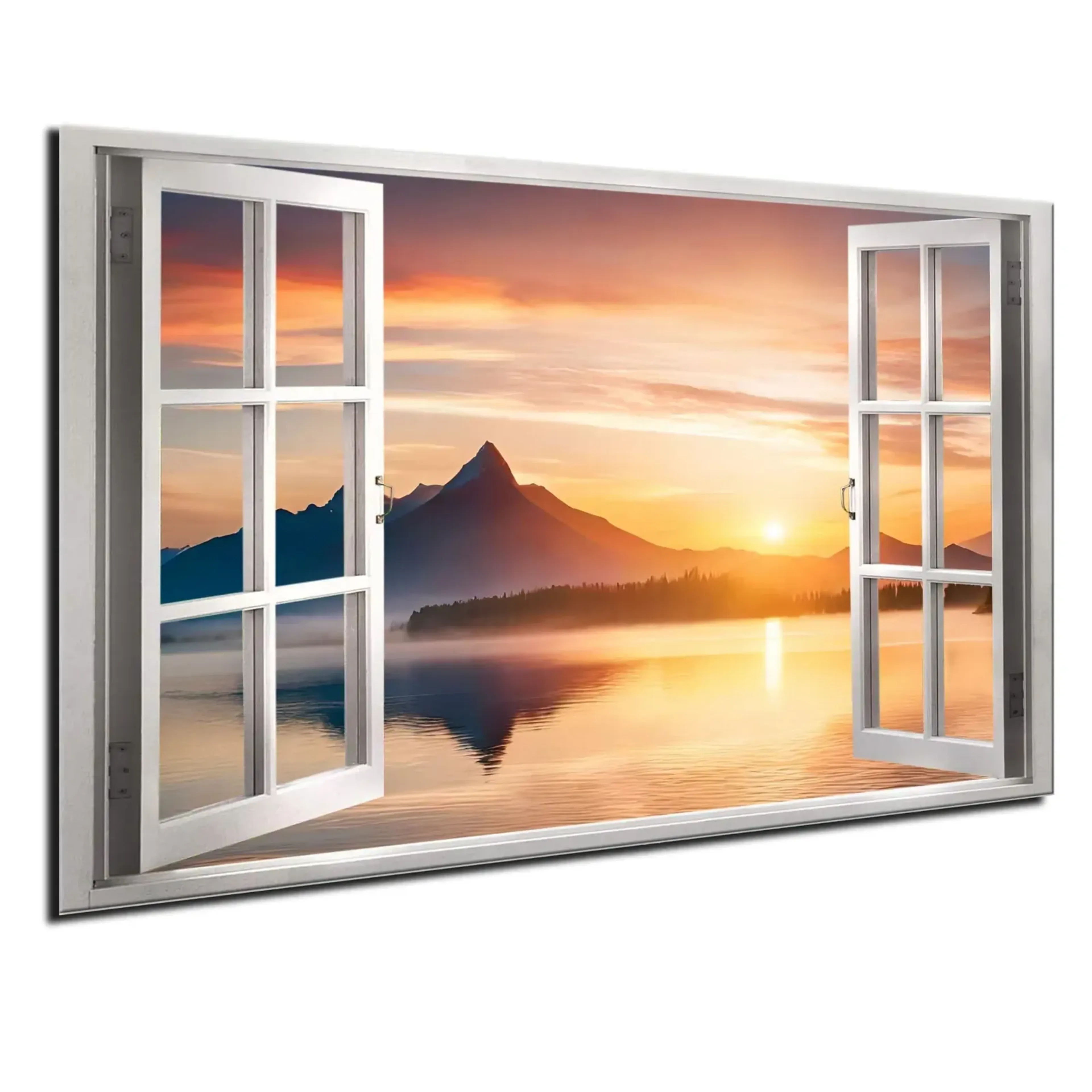 Sonnenuntergang am Bergsee – Ansicht 5