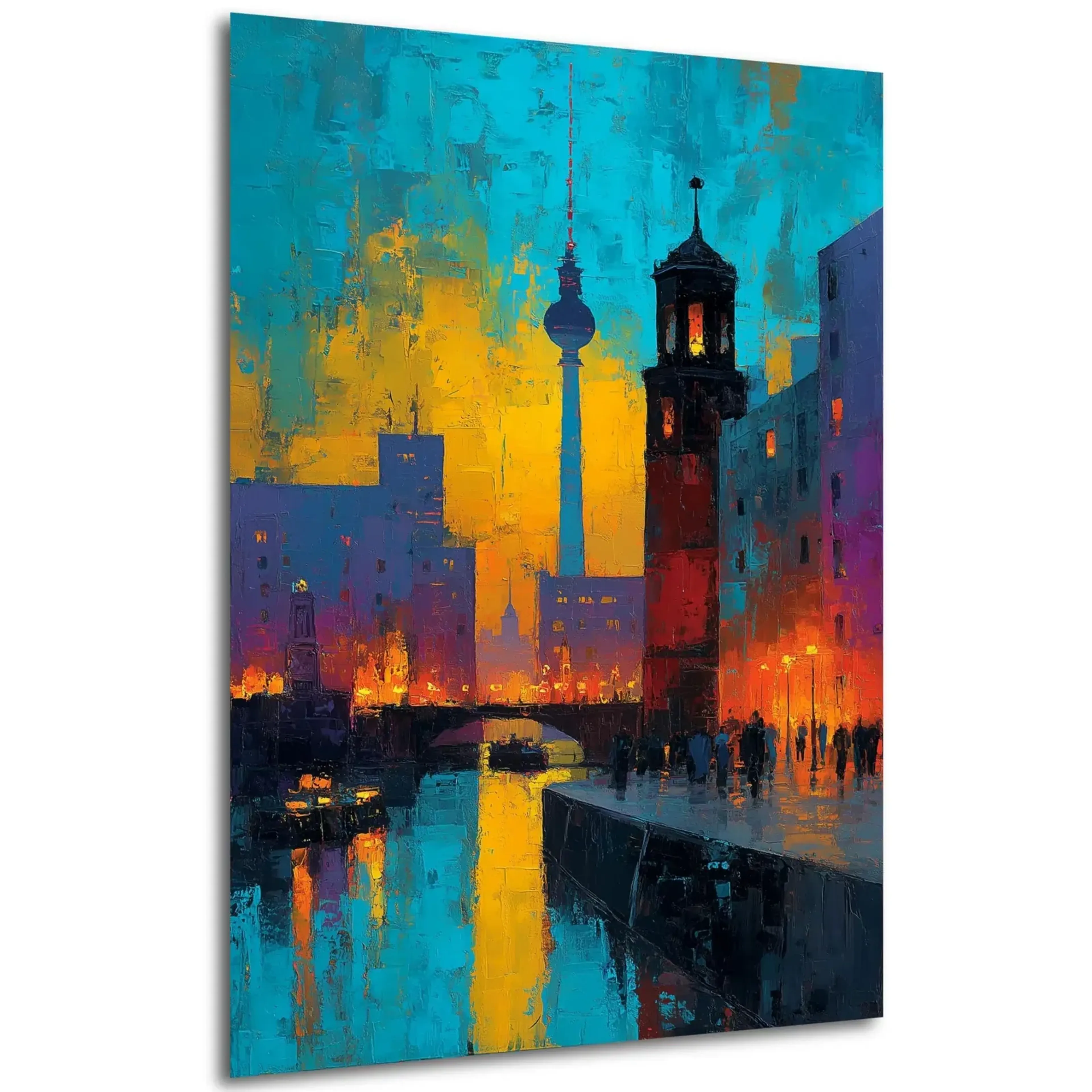 Berlin in Türkis und Orange – Ansicht 5