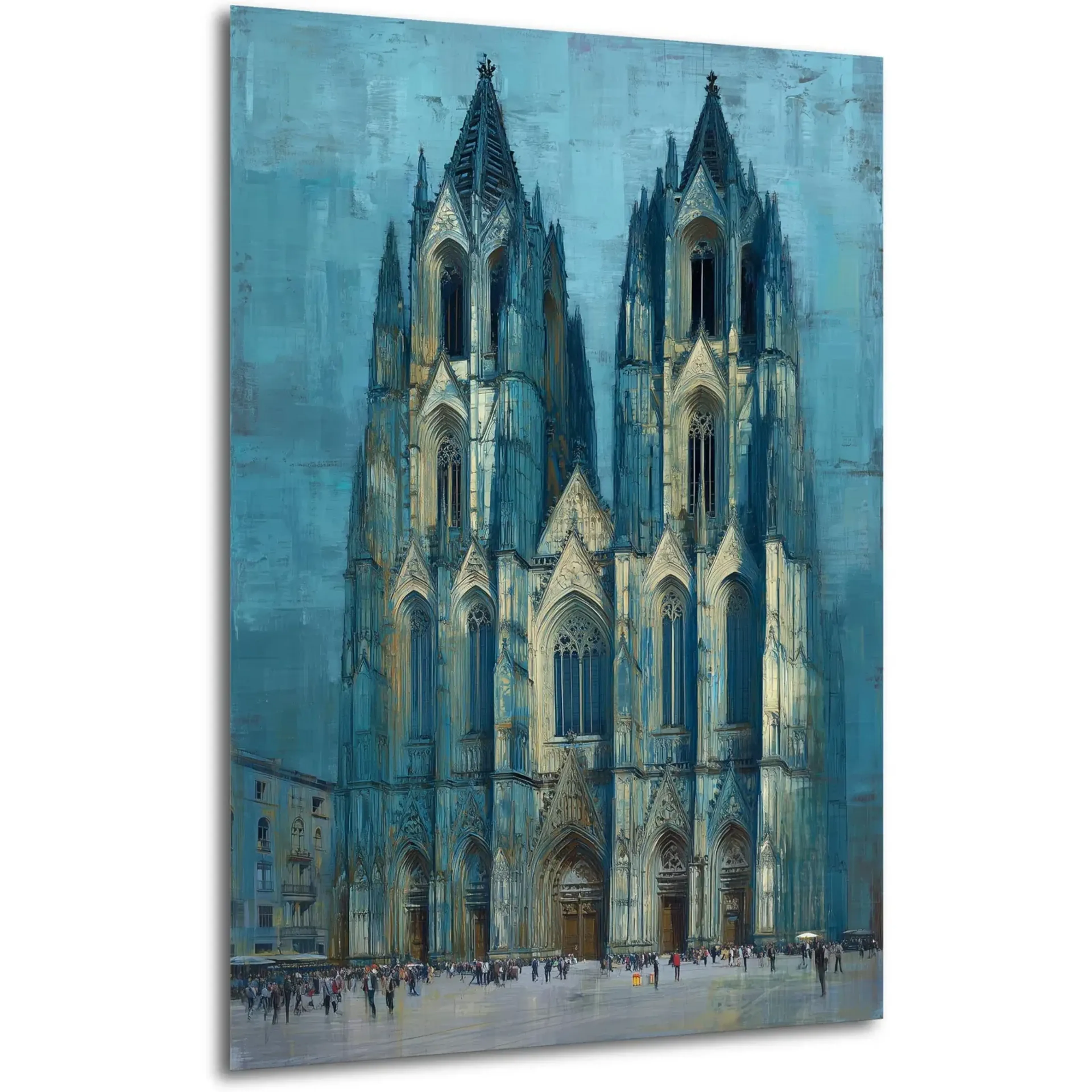 Domfassade in sanftem Blau – Ansicht 5