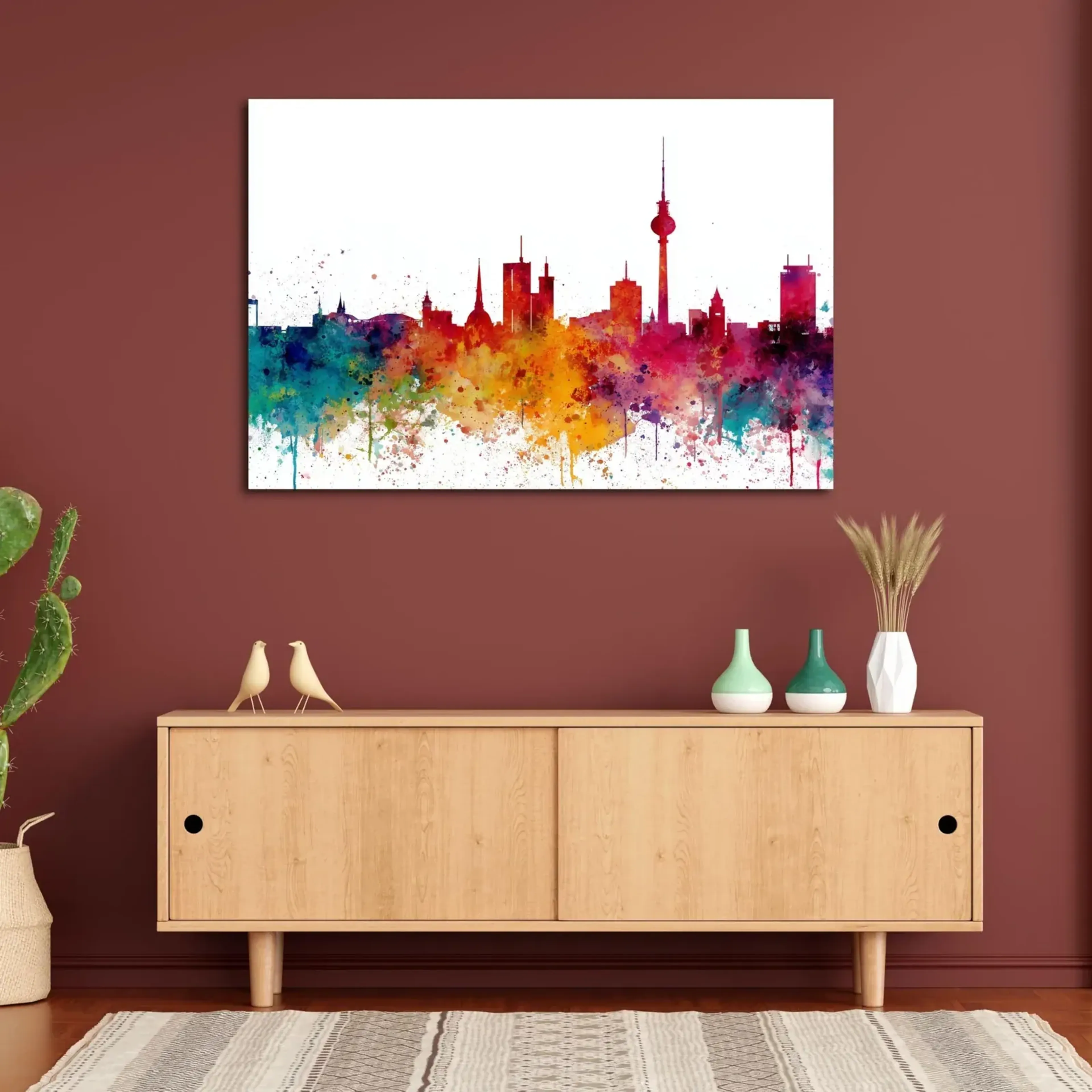 Berliner Skyline in Farbe – Ansicht 6