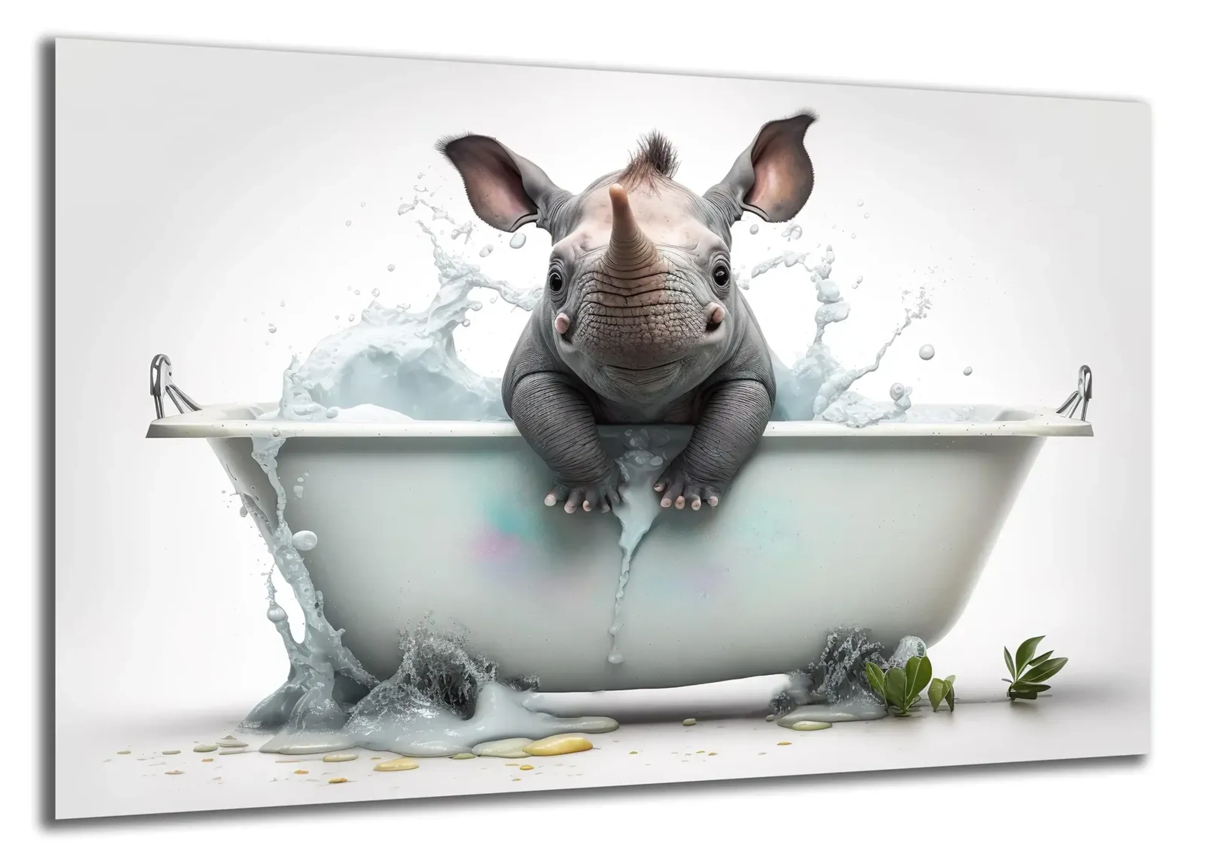 Nashorn beim Planschen – Ansicht 5