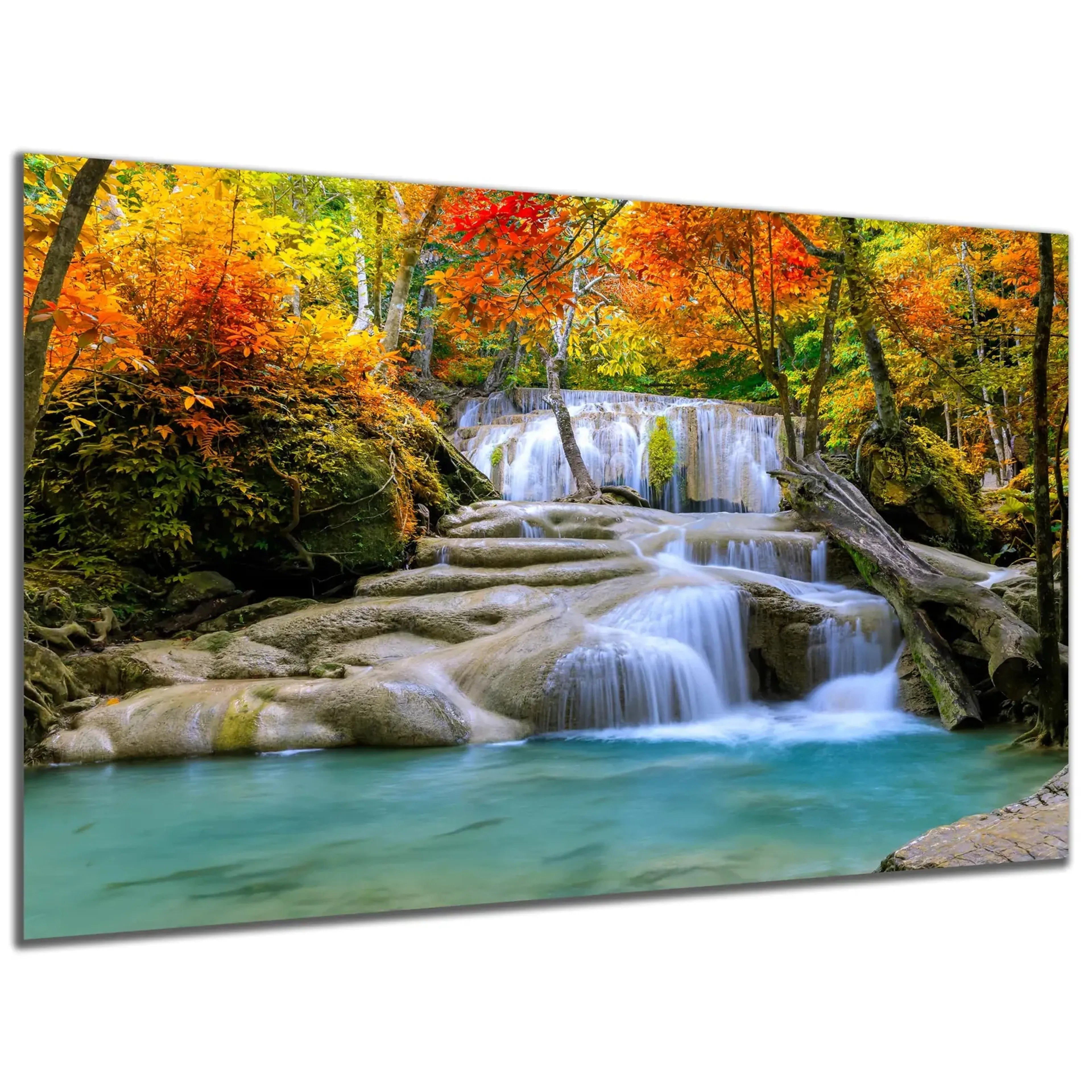 Wasserfall im Herbstwald – Ansicht 5