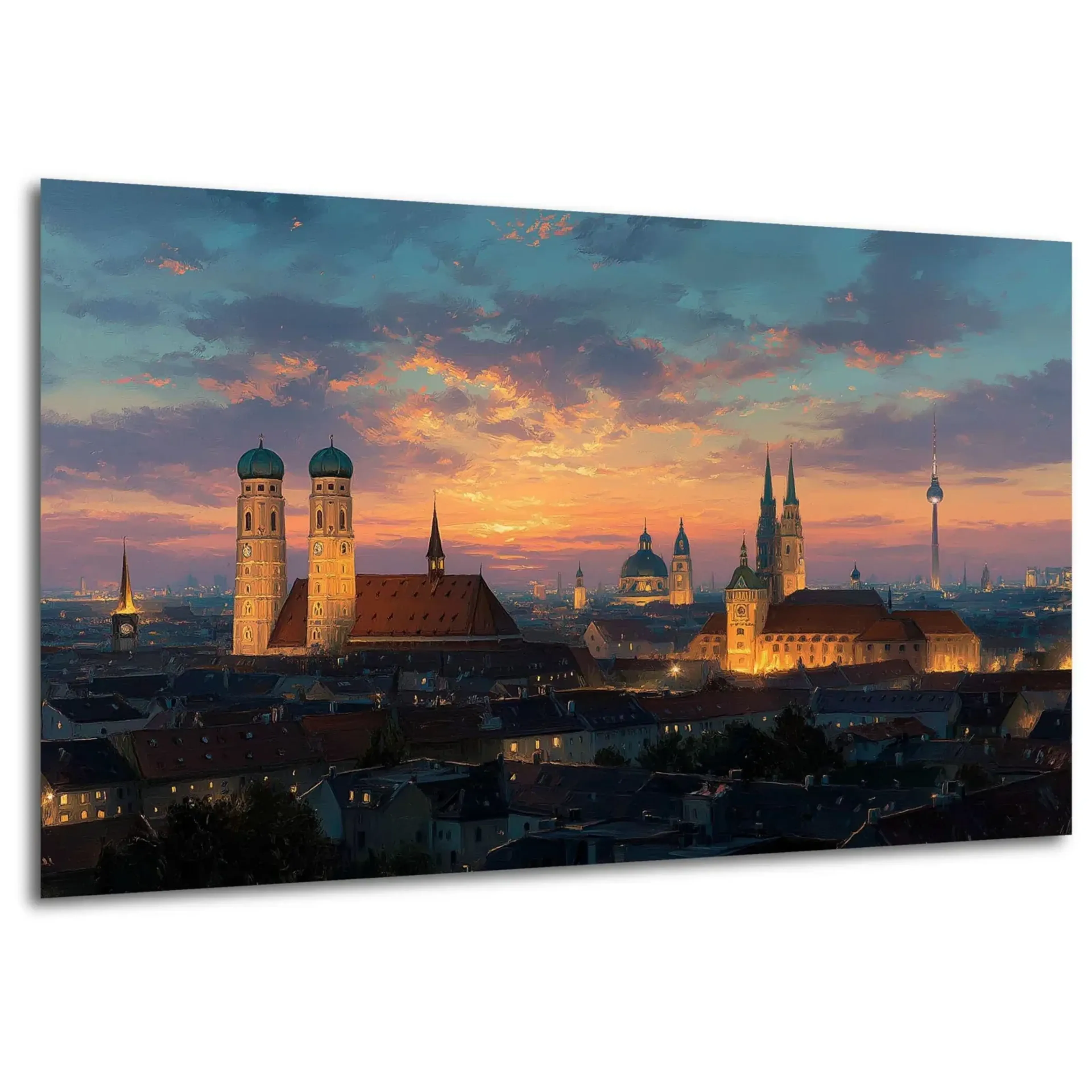 München im Abendglühen – Ansicht 5