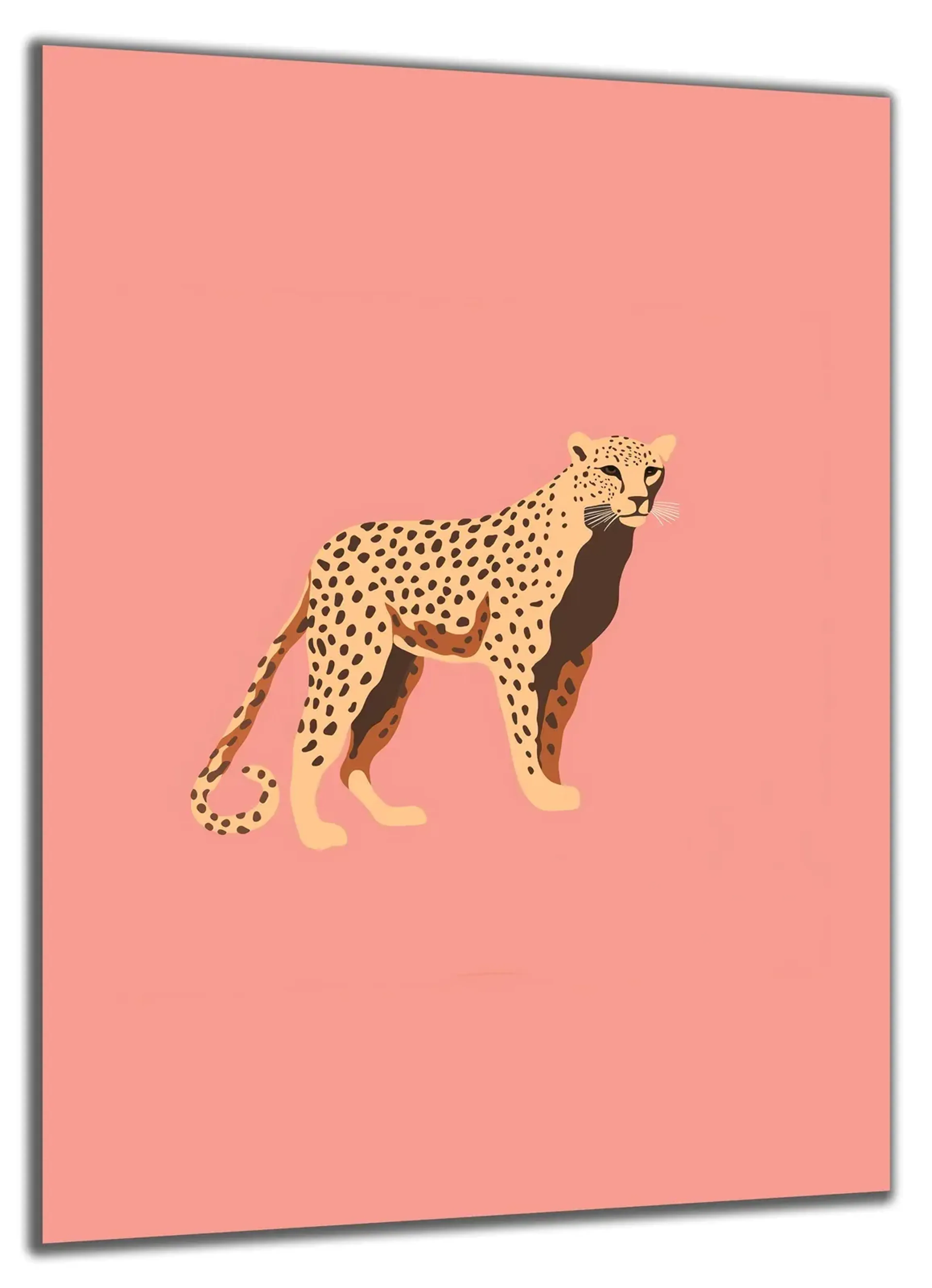 Gepard auf Rosa – Ansicht 5