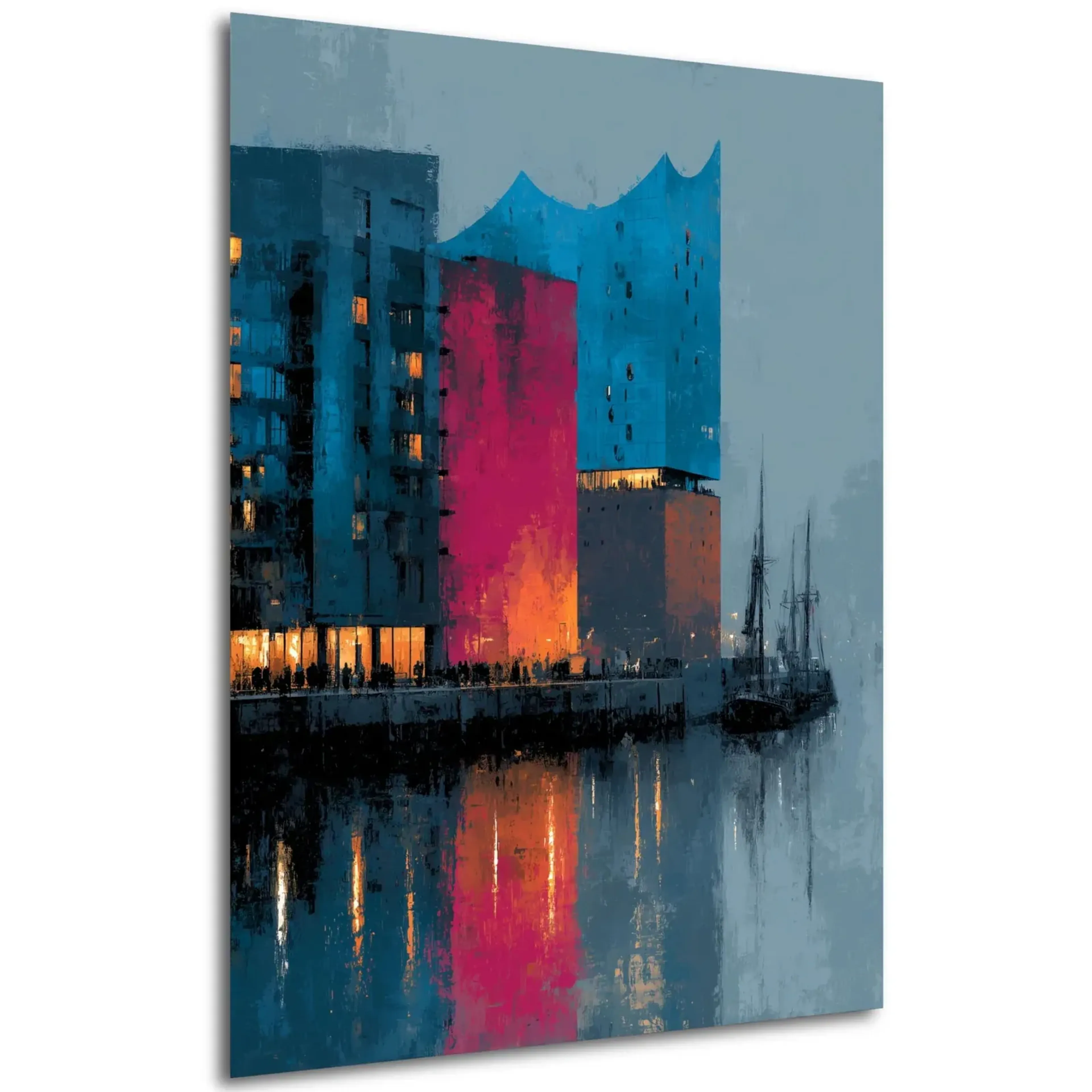 Elbphilharmonie in Pink und Blau – Ansicht 5