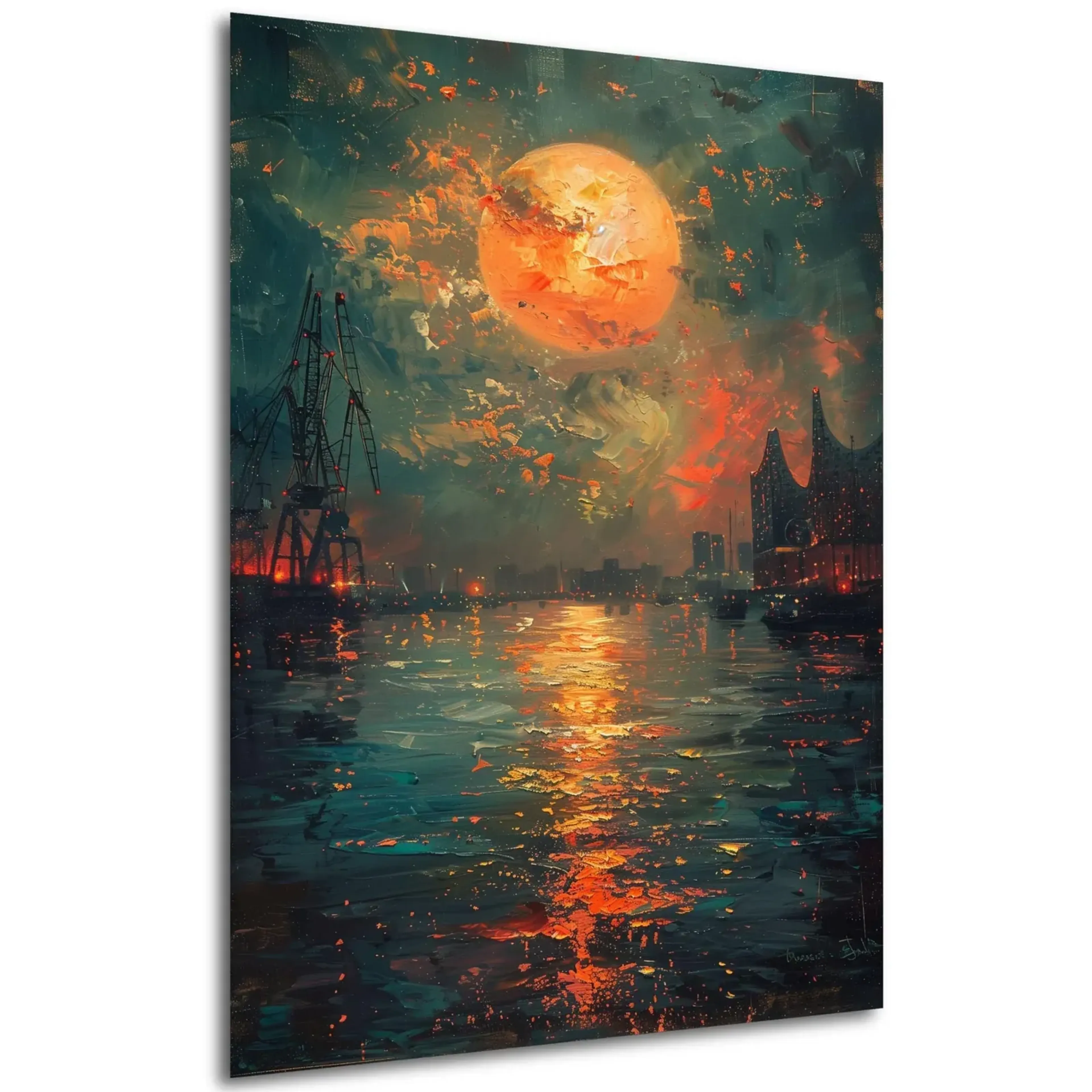 Hafen im orangefarbenen Licht – Ansicht 5