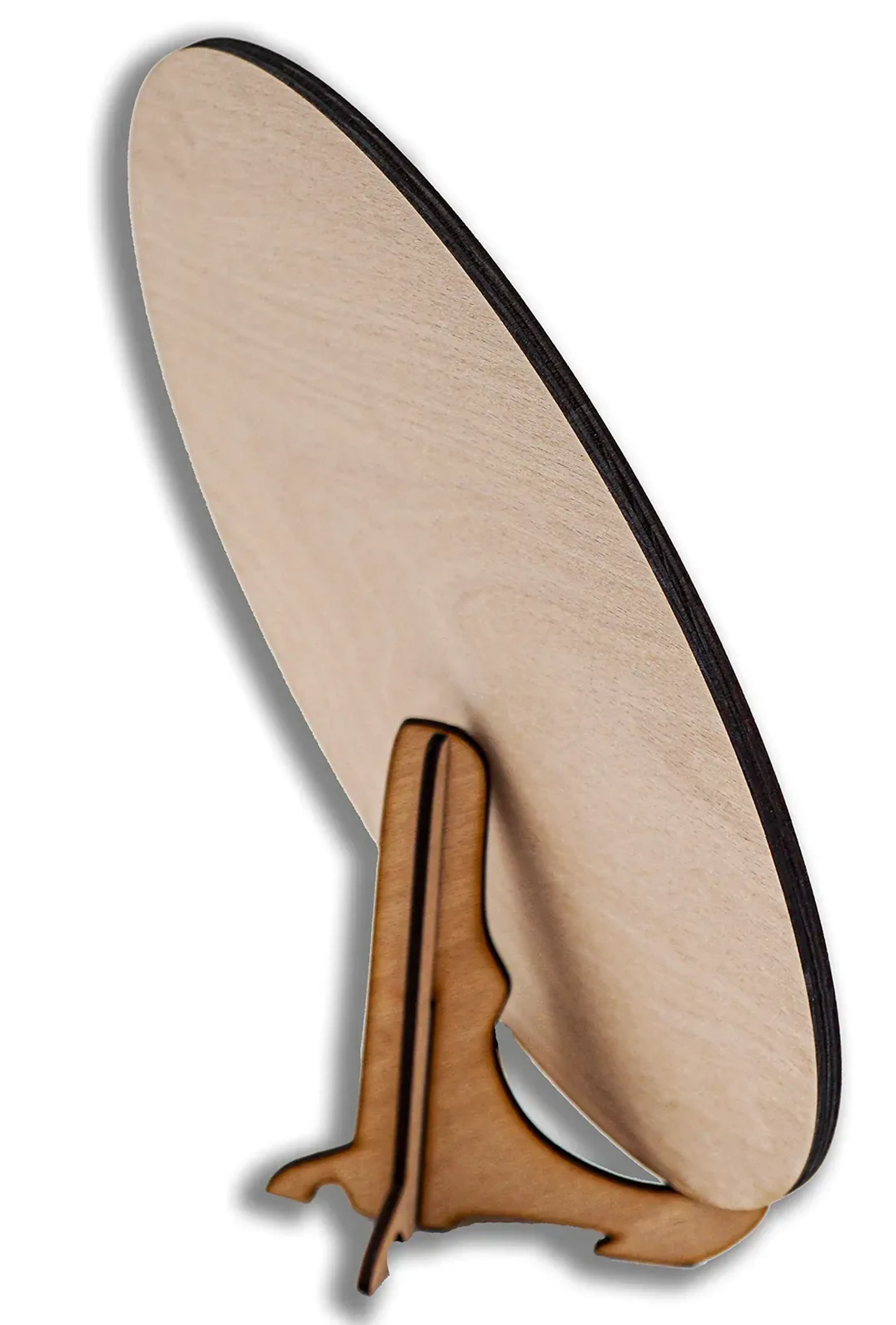 Holzscheibe mit Name, Datum und Motiv – Ansicht 4