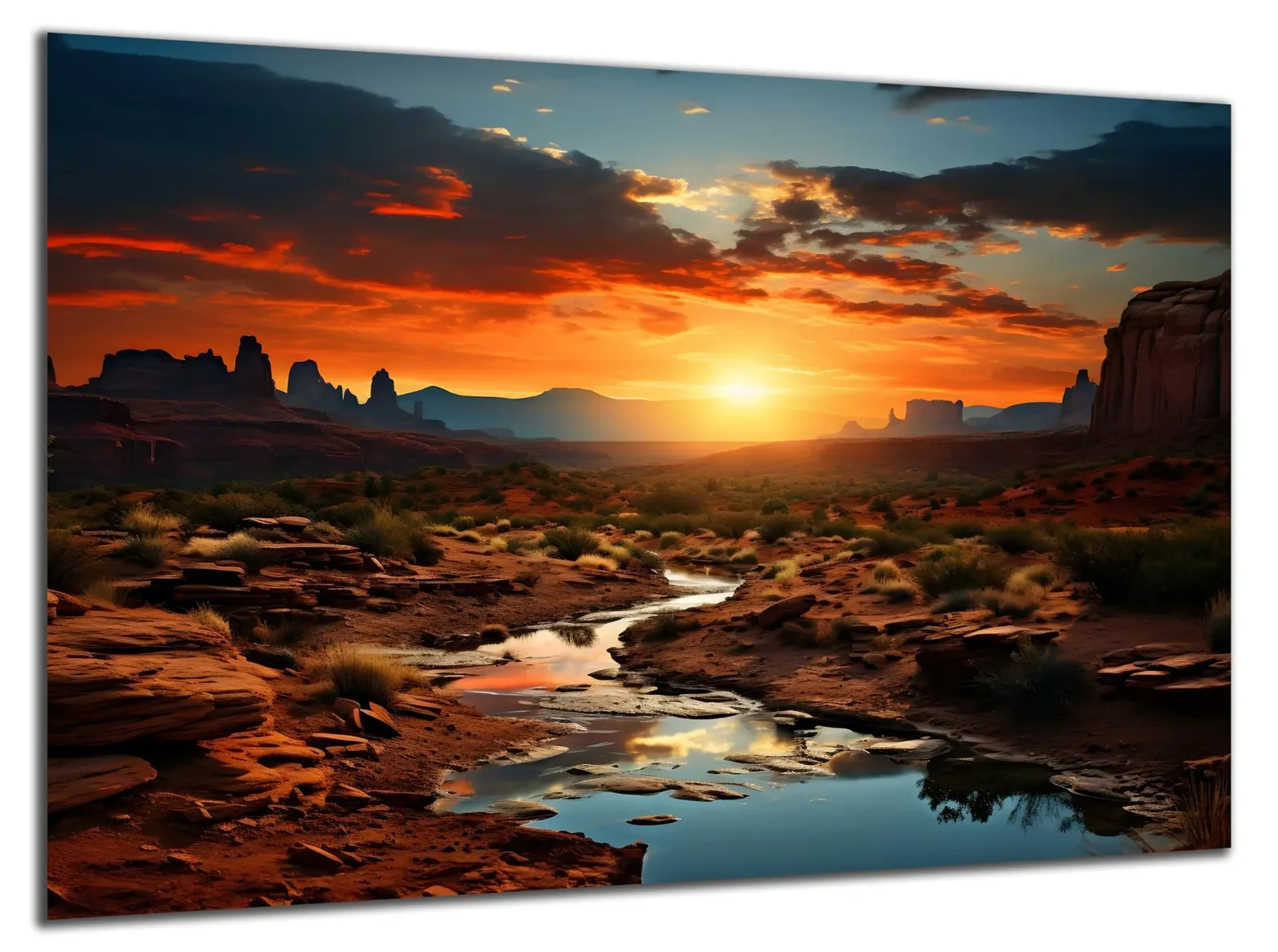 Sonnenuntergang in der Felslandschaft – Ansicht 5