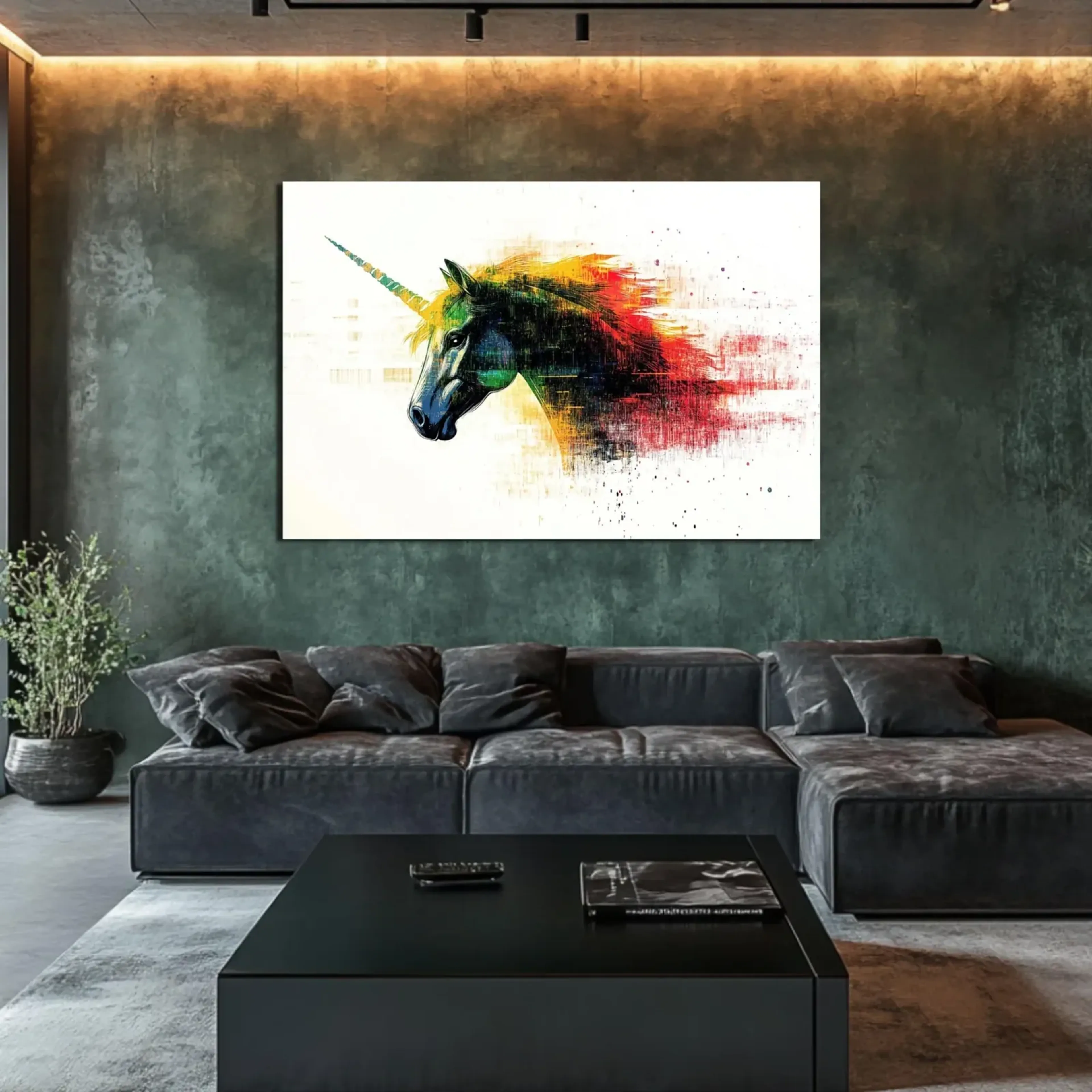 Einhorn mit bunter Mähne – Ansicht 4