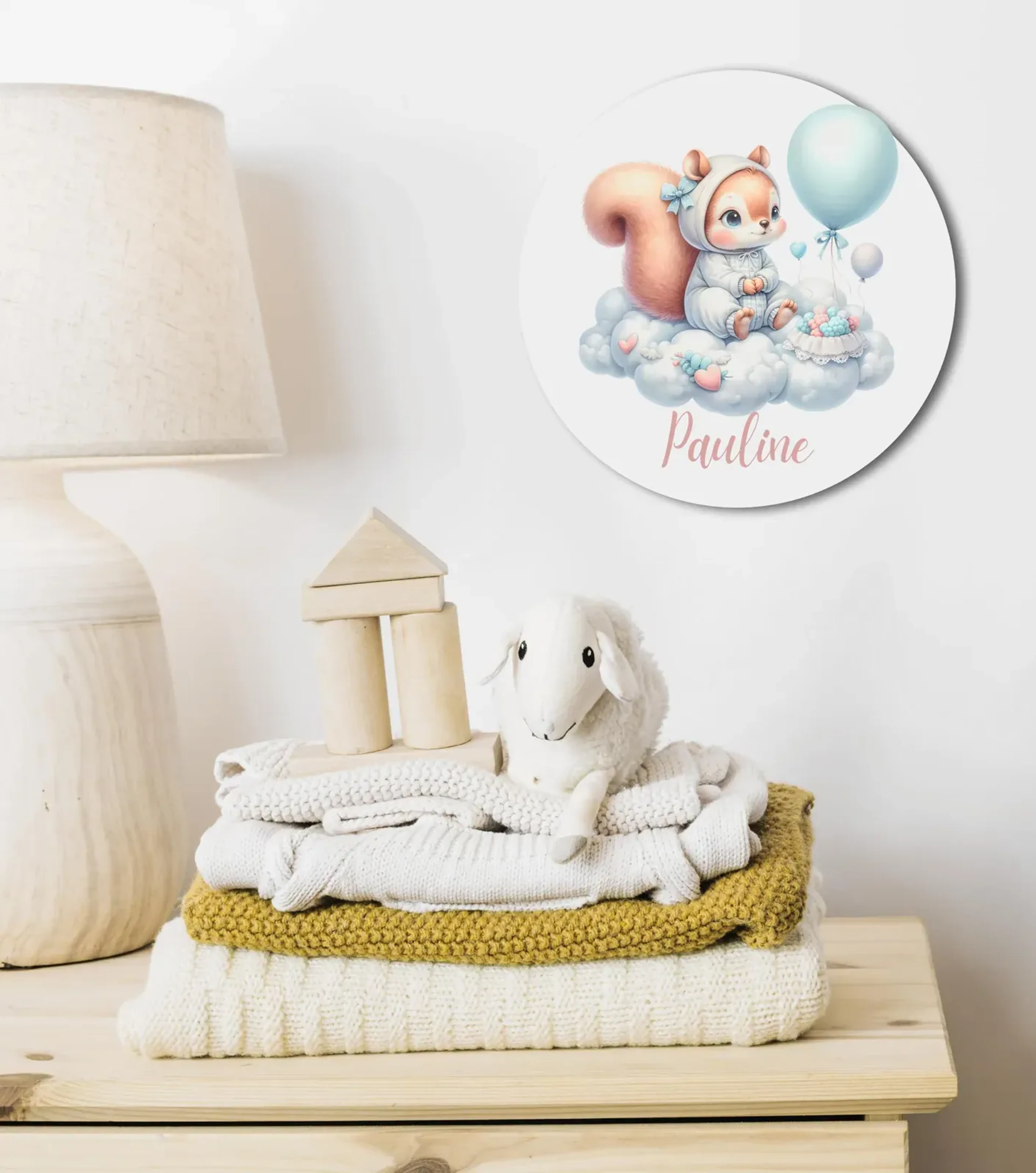 Kinder-Namensschild mit Tiermotiv – Ansicht 9
