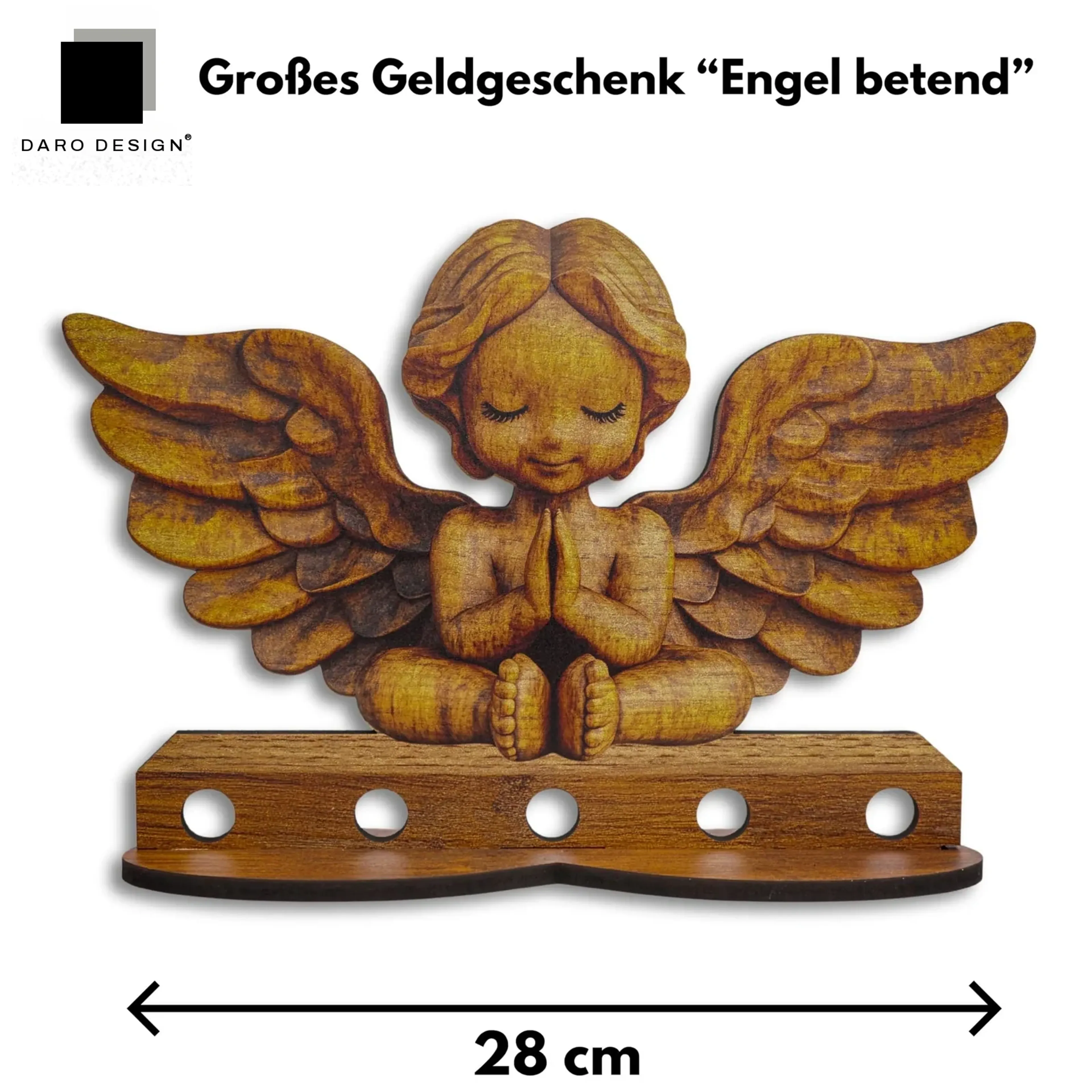 Großes Geldgeschenk „Engel betend“ – Ansicht 2
