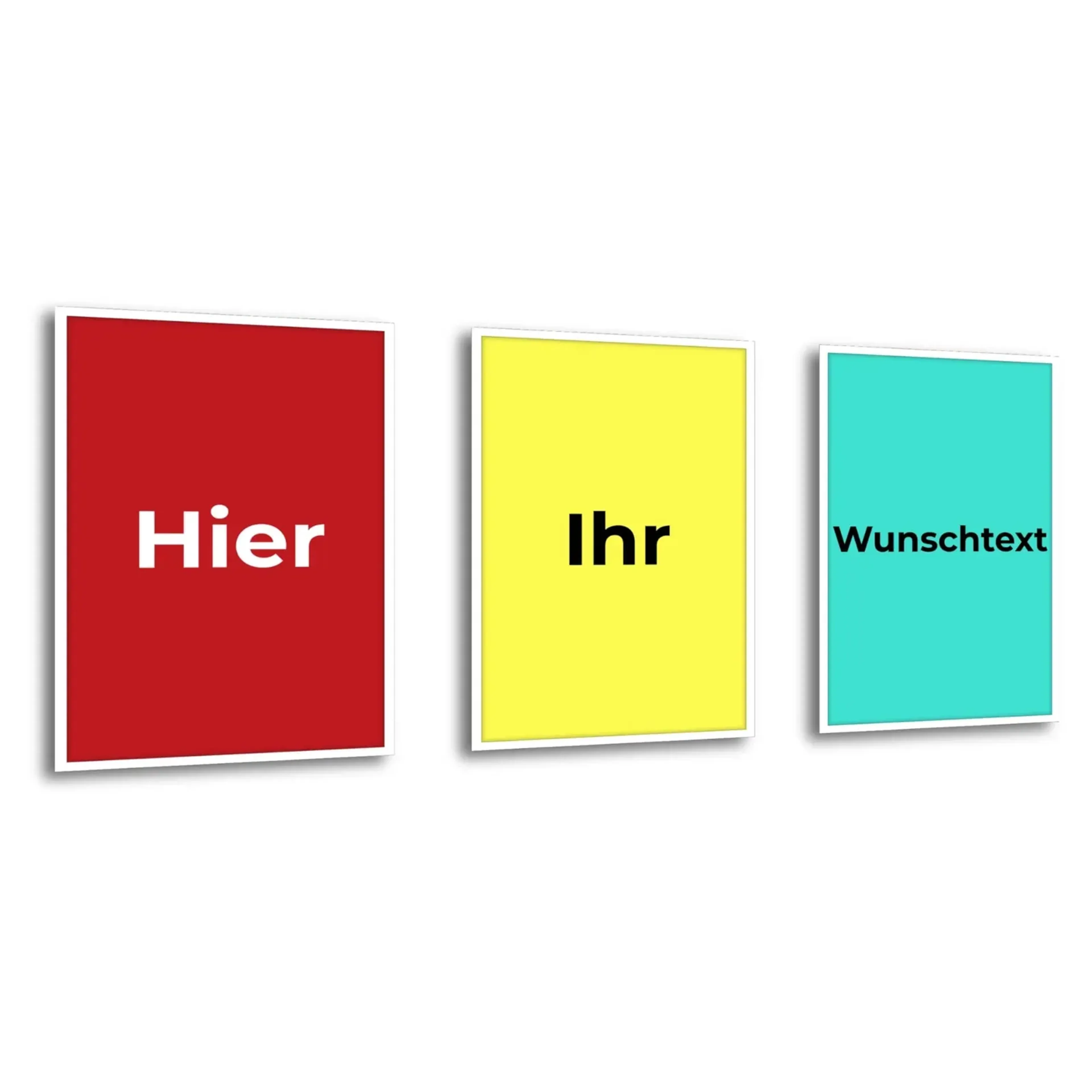 Dreierset mit Wunschtext – Ansicht 6