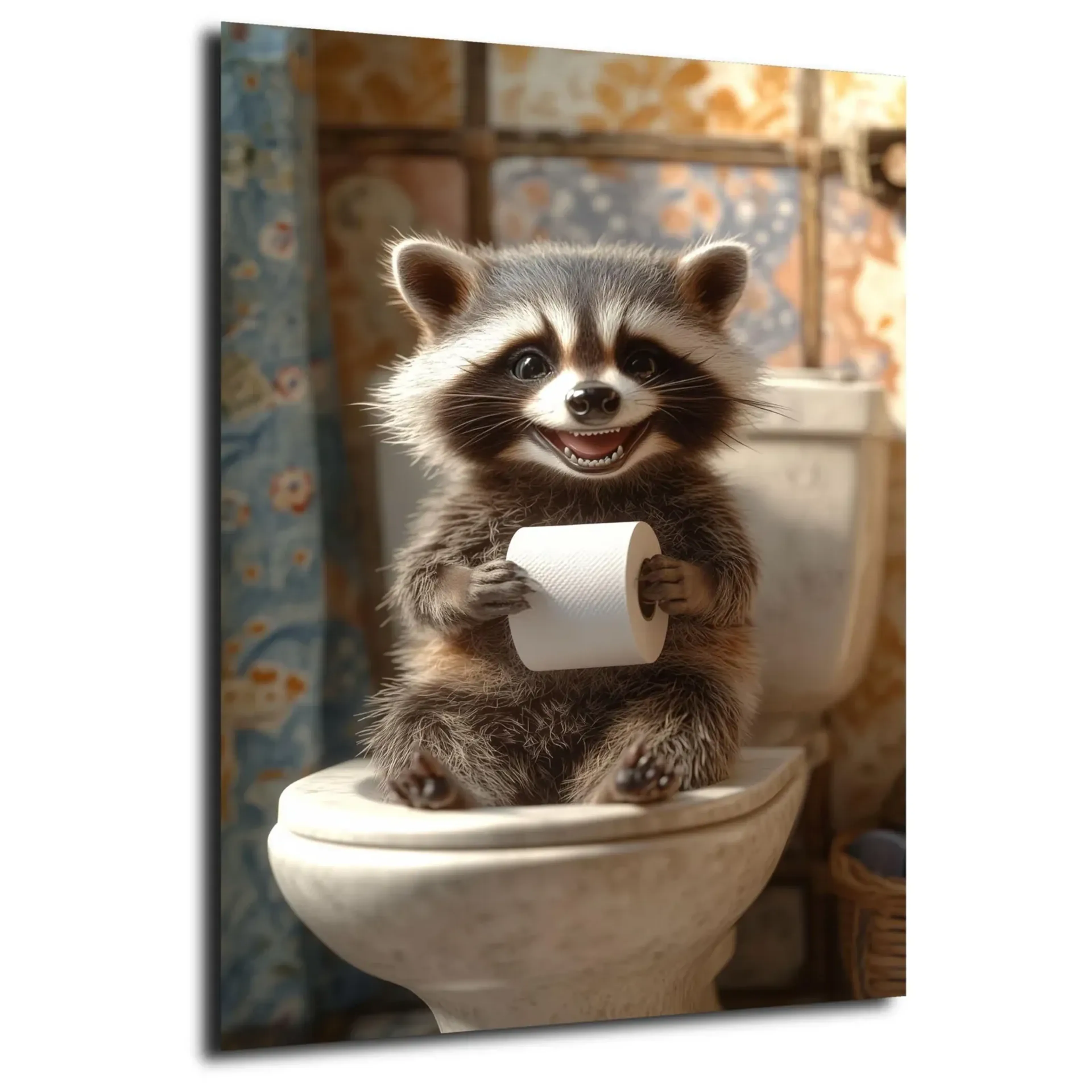 Waschbär im Retrobad – Ansicht 5