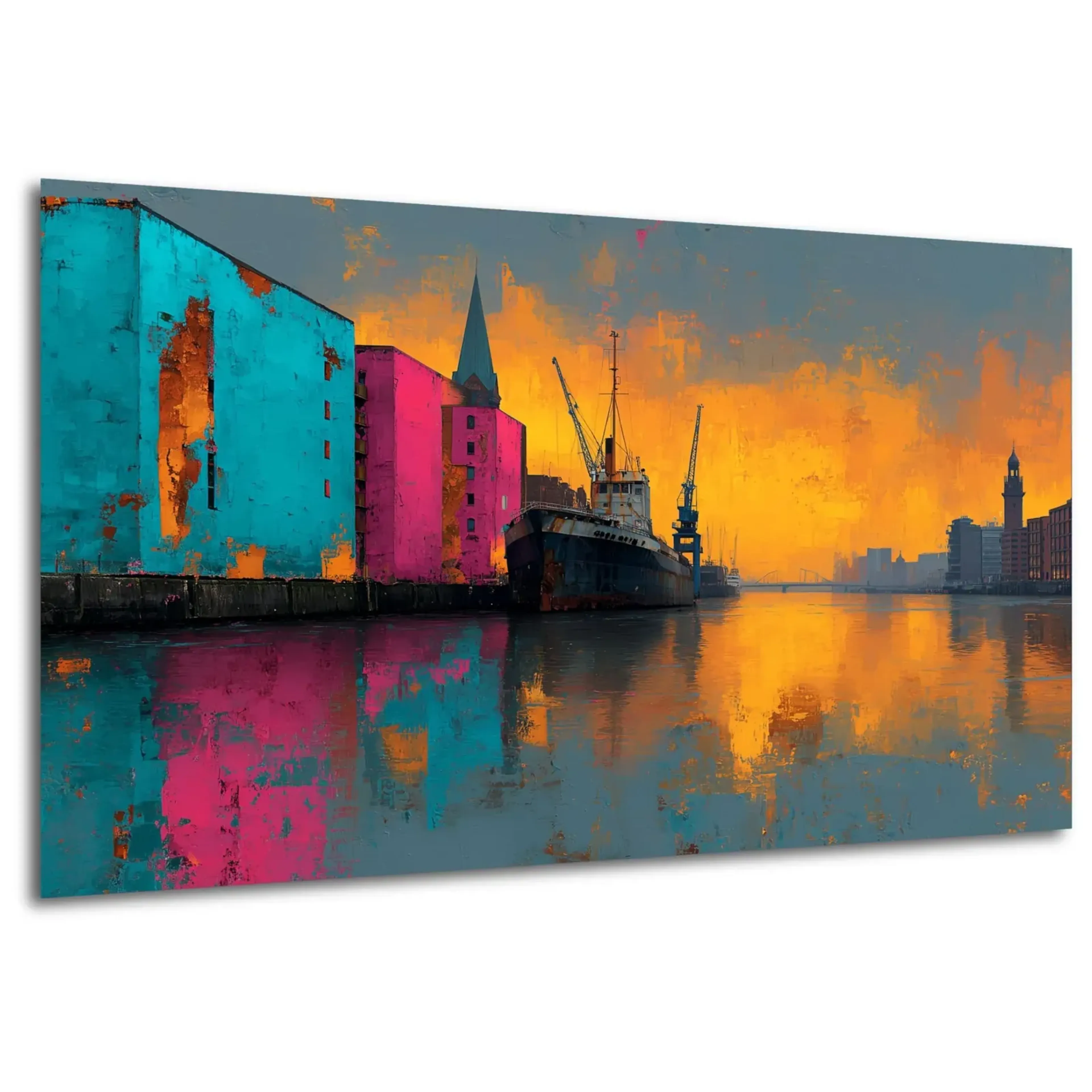 Hafen im Orangeglühen – Ansicht 5