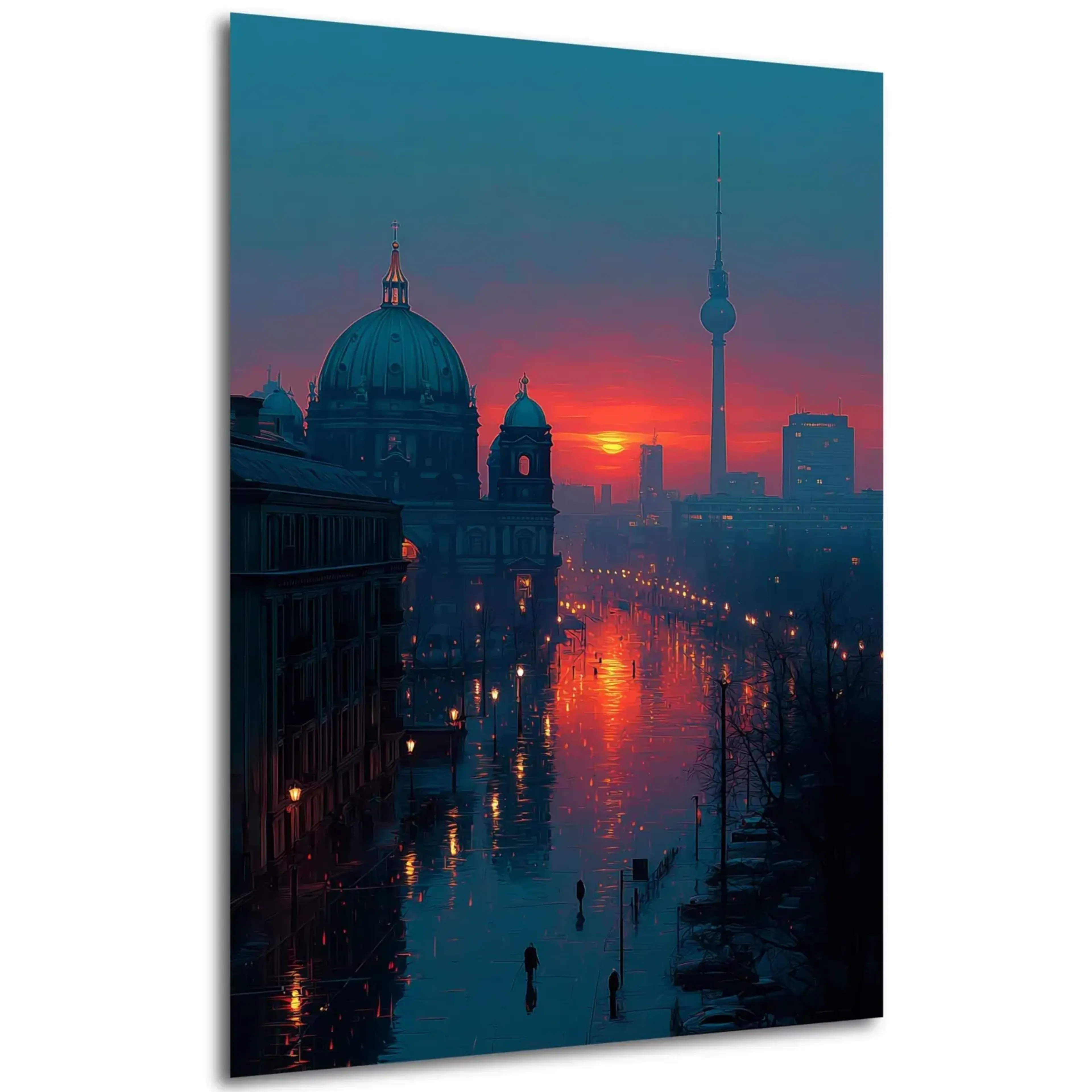 Rotes Abendlicht in Berlin – Ansicht 5