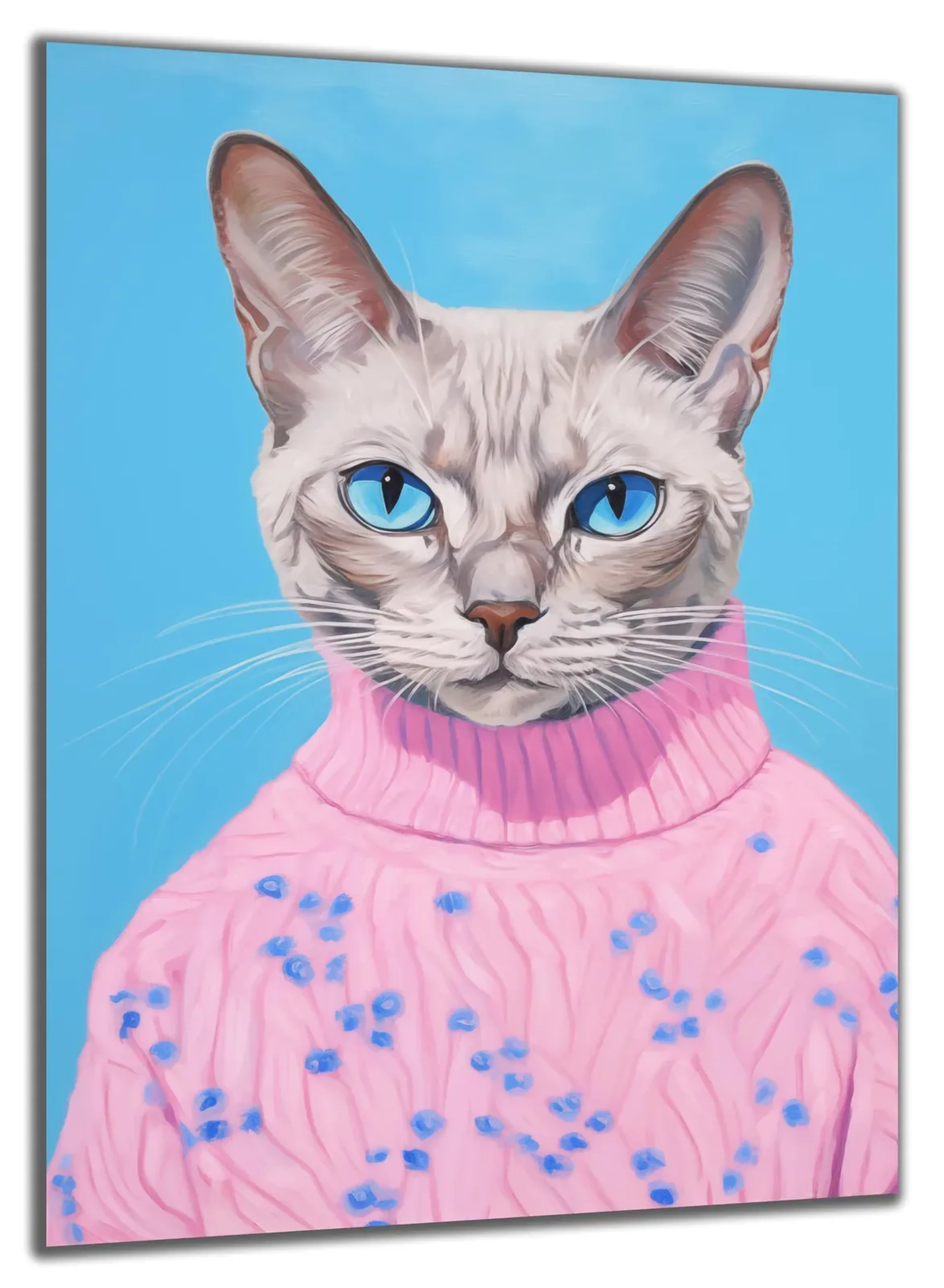 Katze im rosa Pullover – Ansicht 5