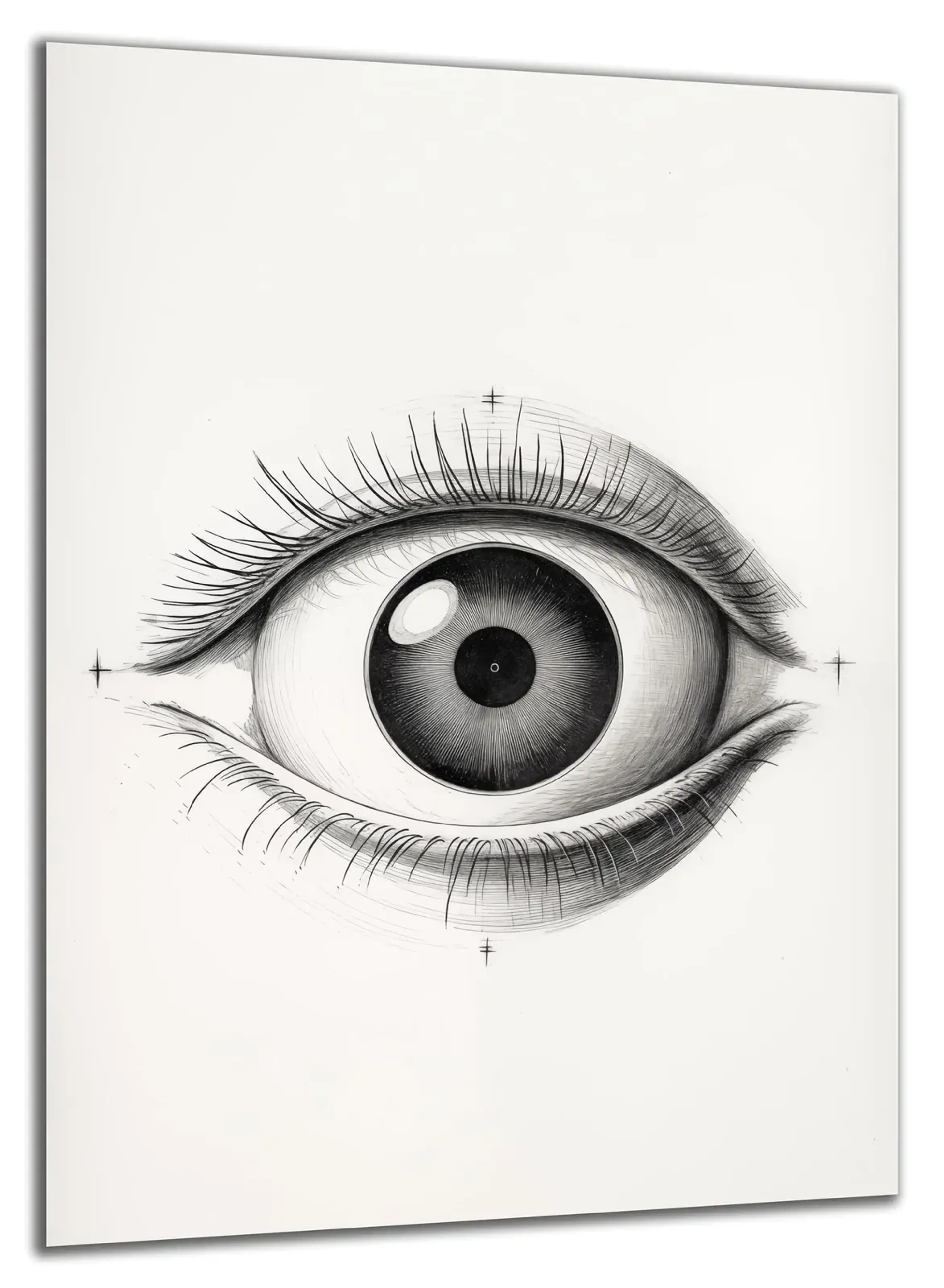 Auge schwarz weiß – Ansicht 5