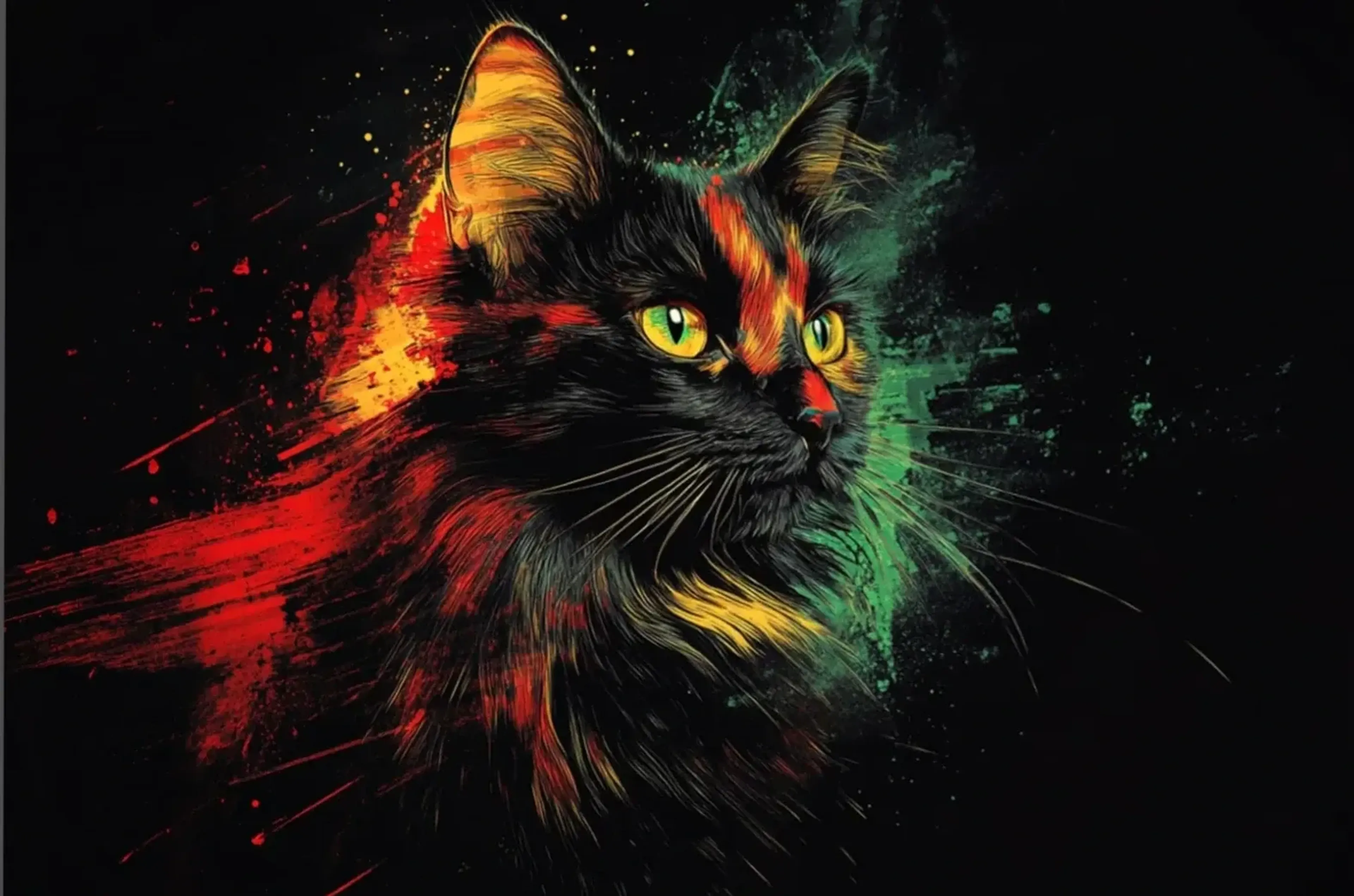 Maine Coon – Motiv als Wandbild auf Holz
