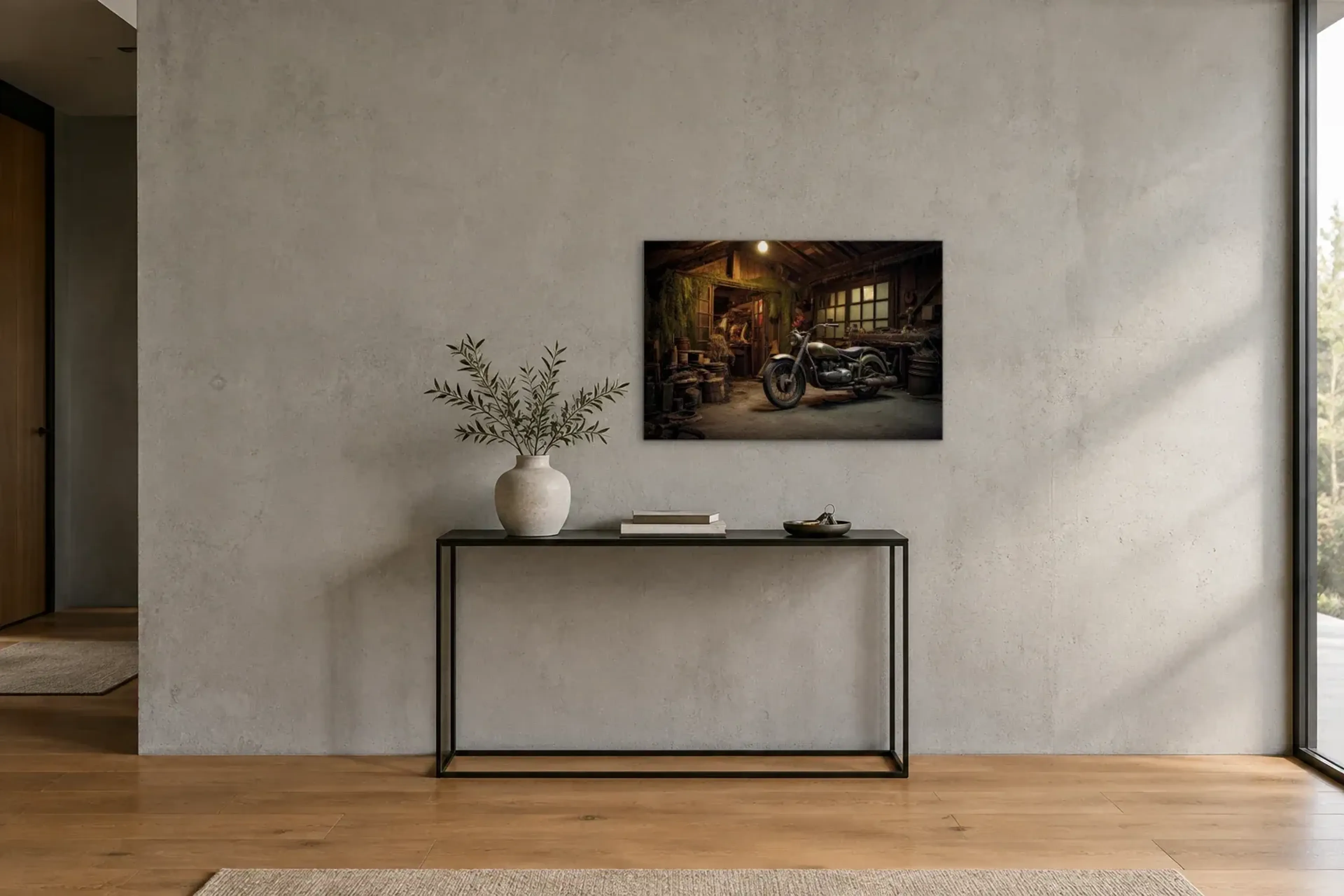 Wandbild im Flur