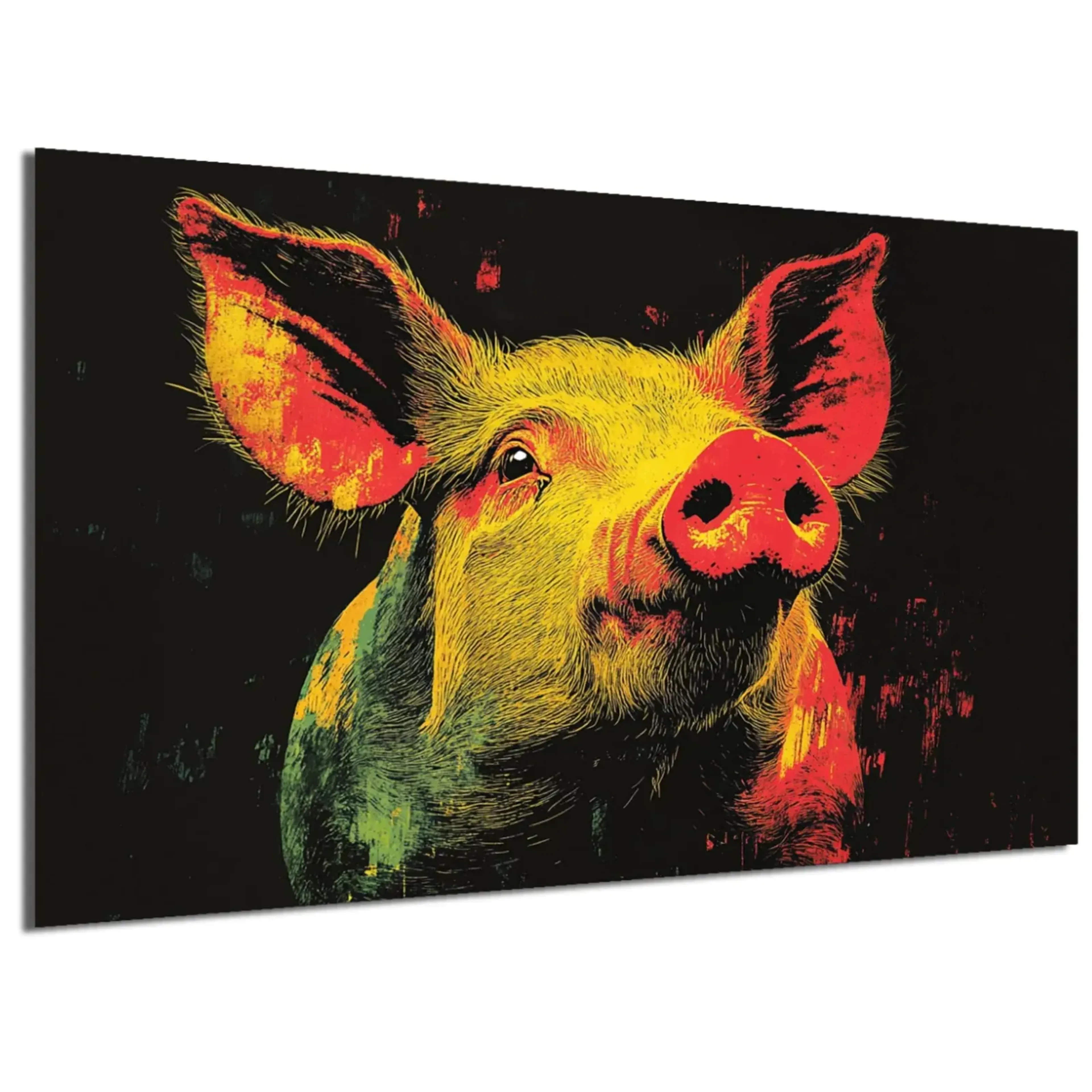 Schwein mit roter Schnauze – Ansicht 5