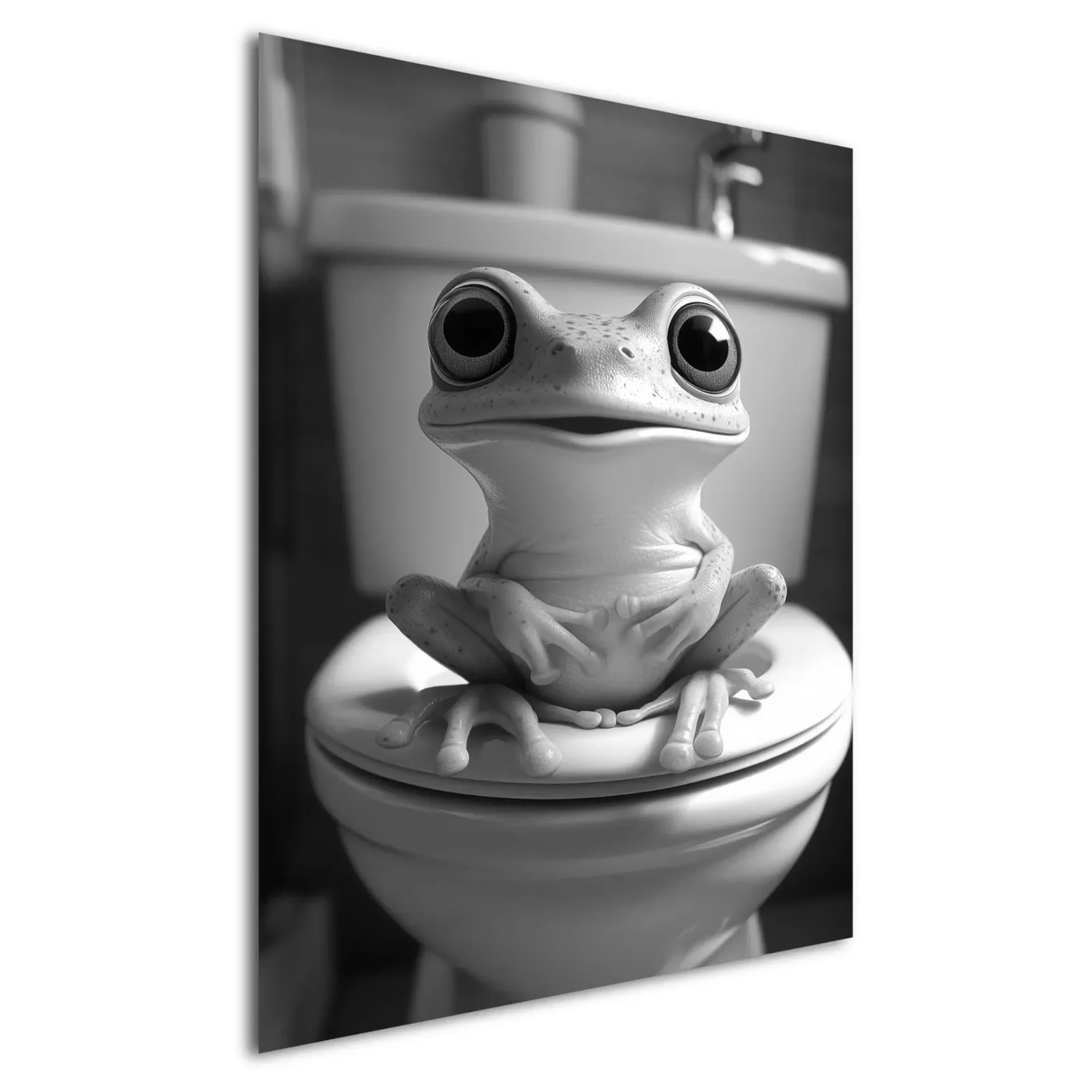 Frosch auf Toilette – Ansicht 5
