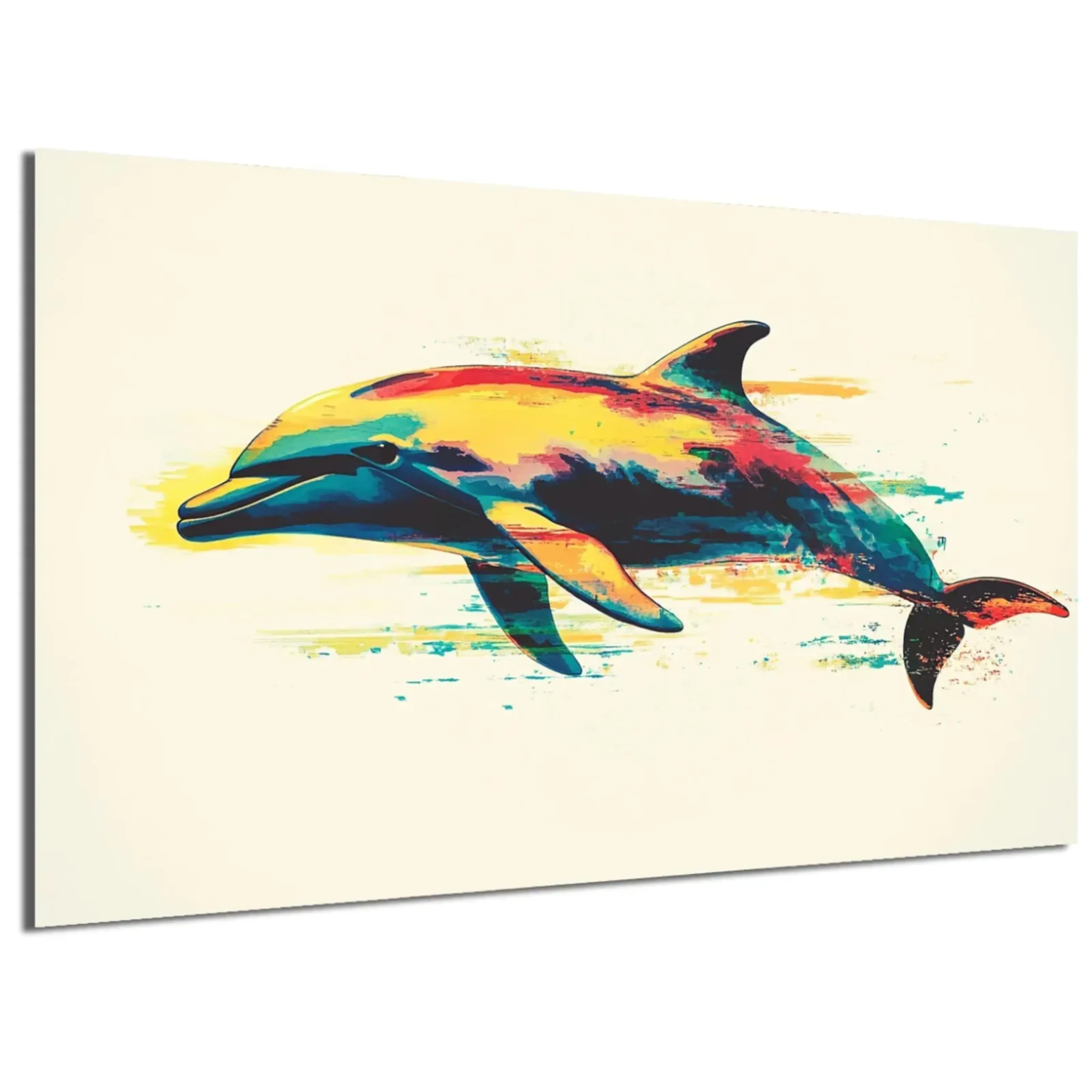 Delfin in bunten Farben – Ansicht 5