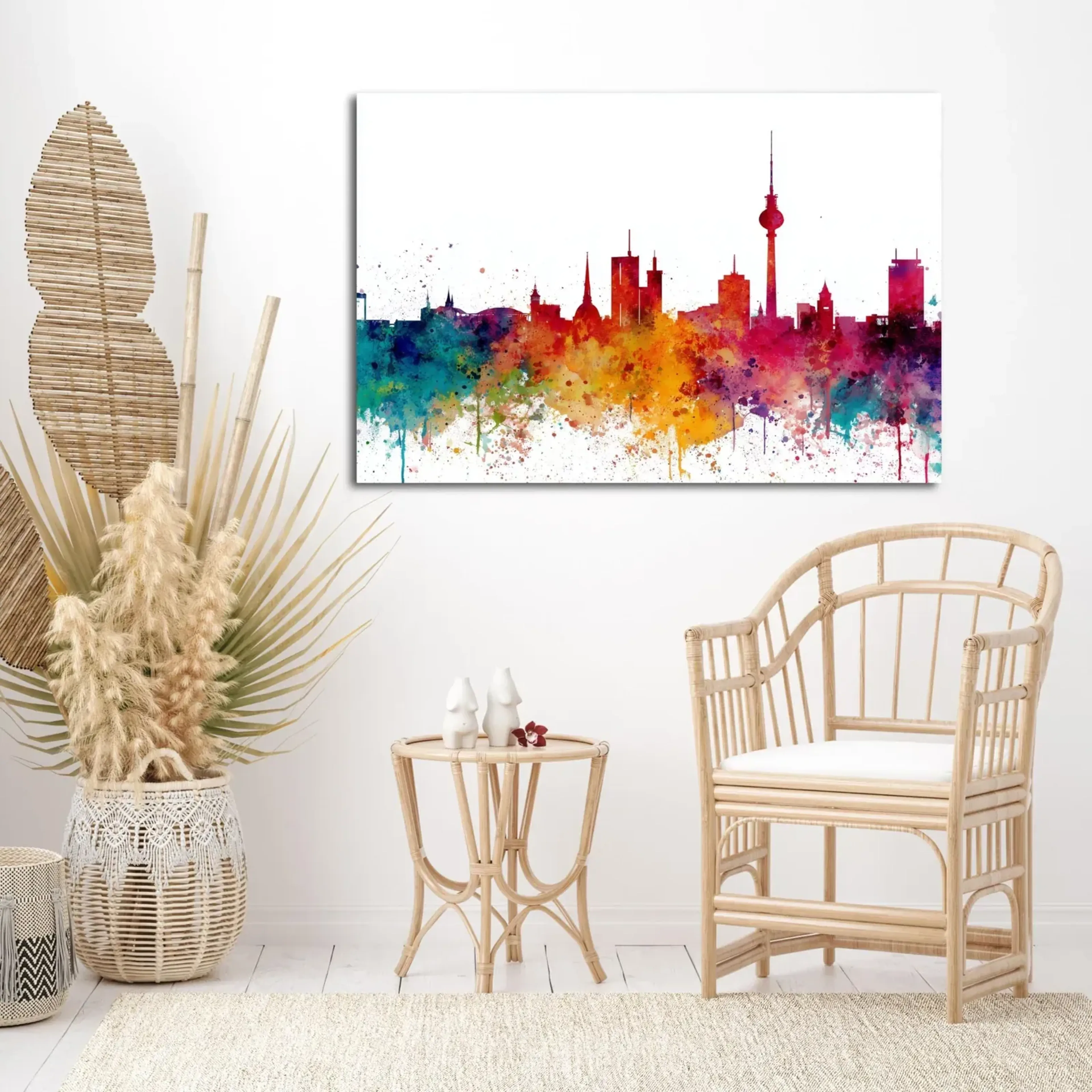 Berliner Skyline in Farbe – Ansicht 2