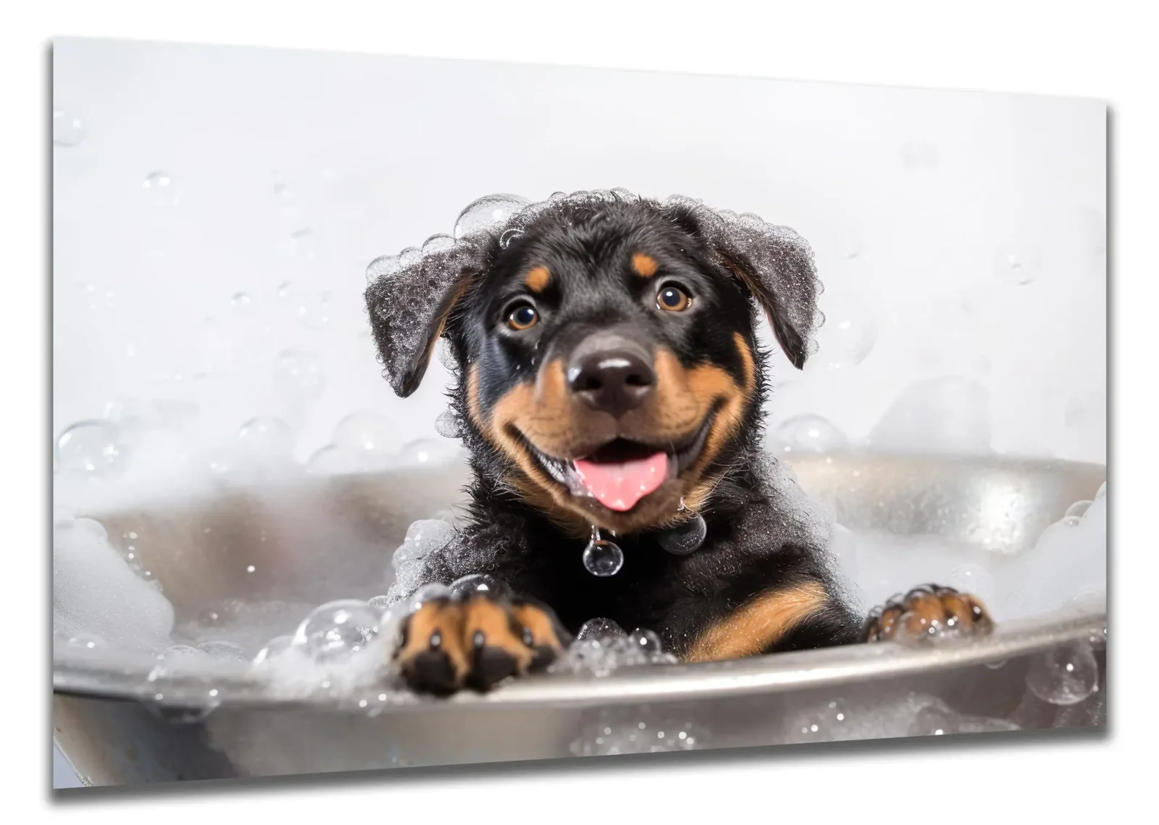 Rottweiler im Schaumbad – Ansicht 5