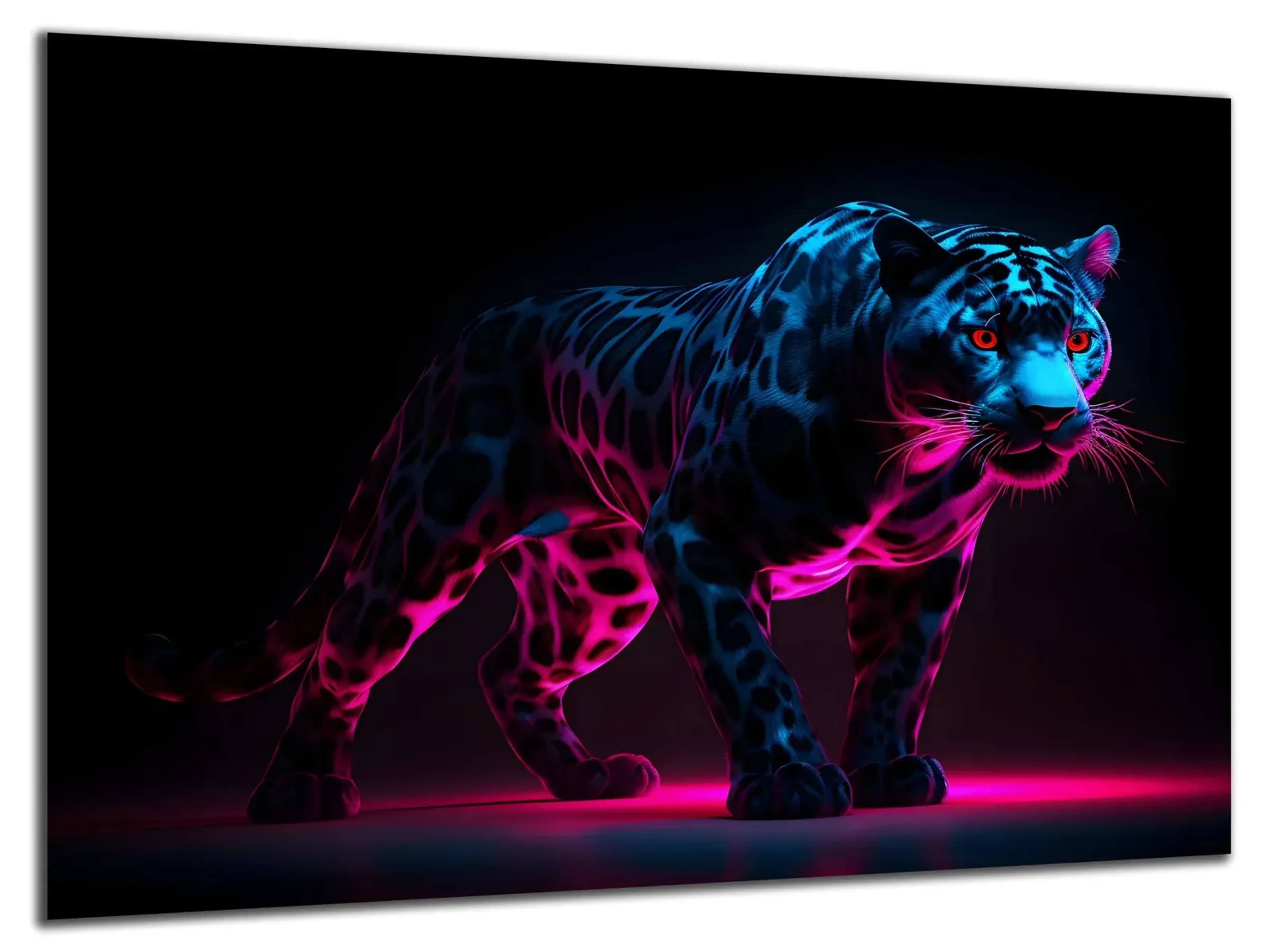 Leopard im Neonlicht – Ansicht 5