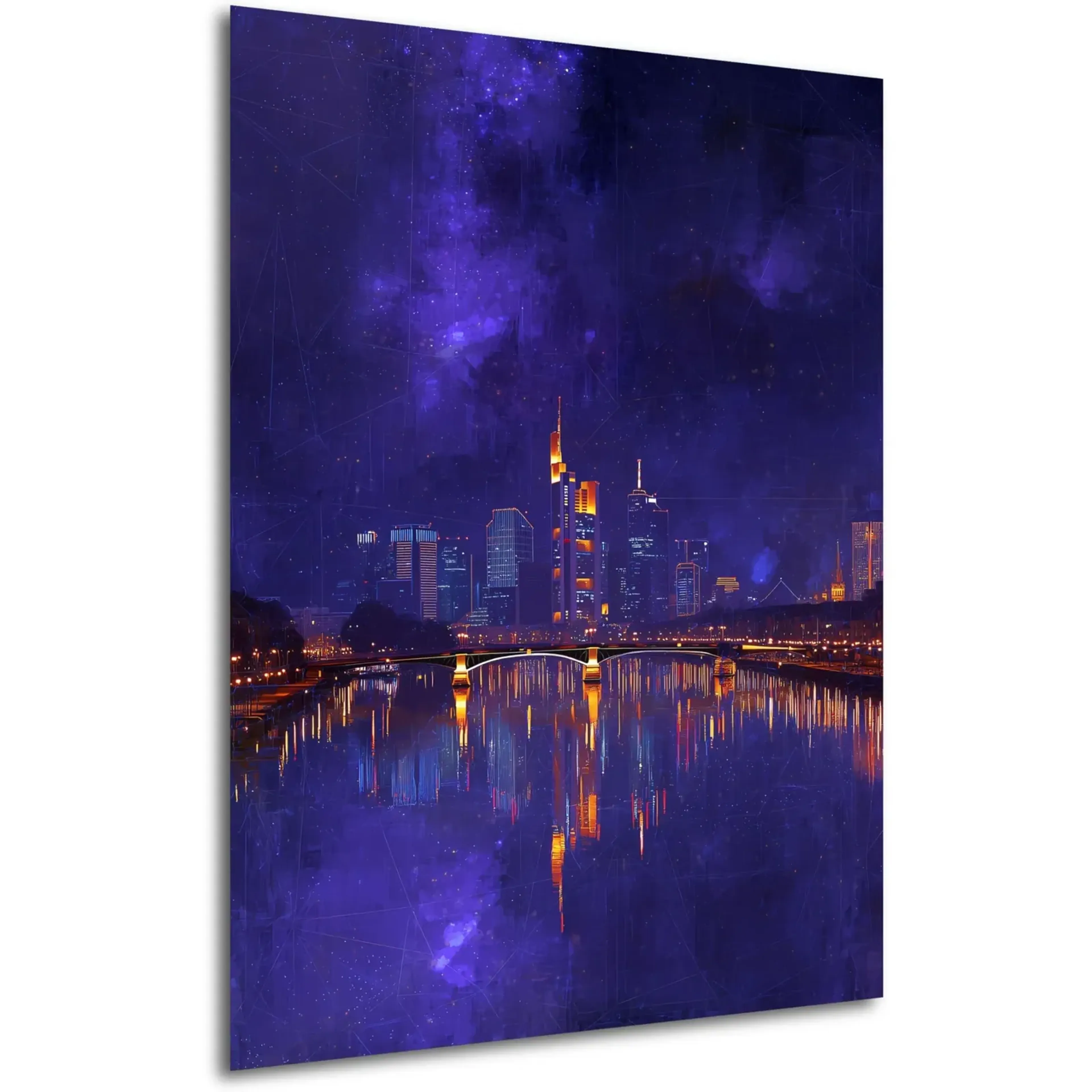 Frankfurt unter violettem Sternenhimmel – Ansicht 5