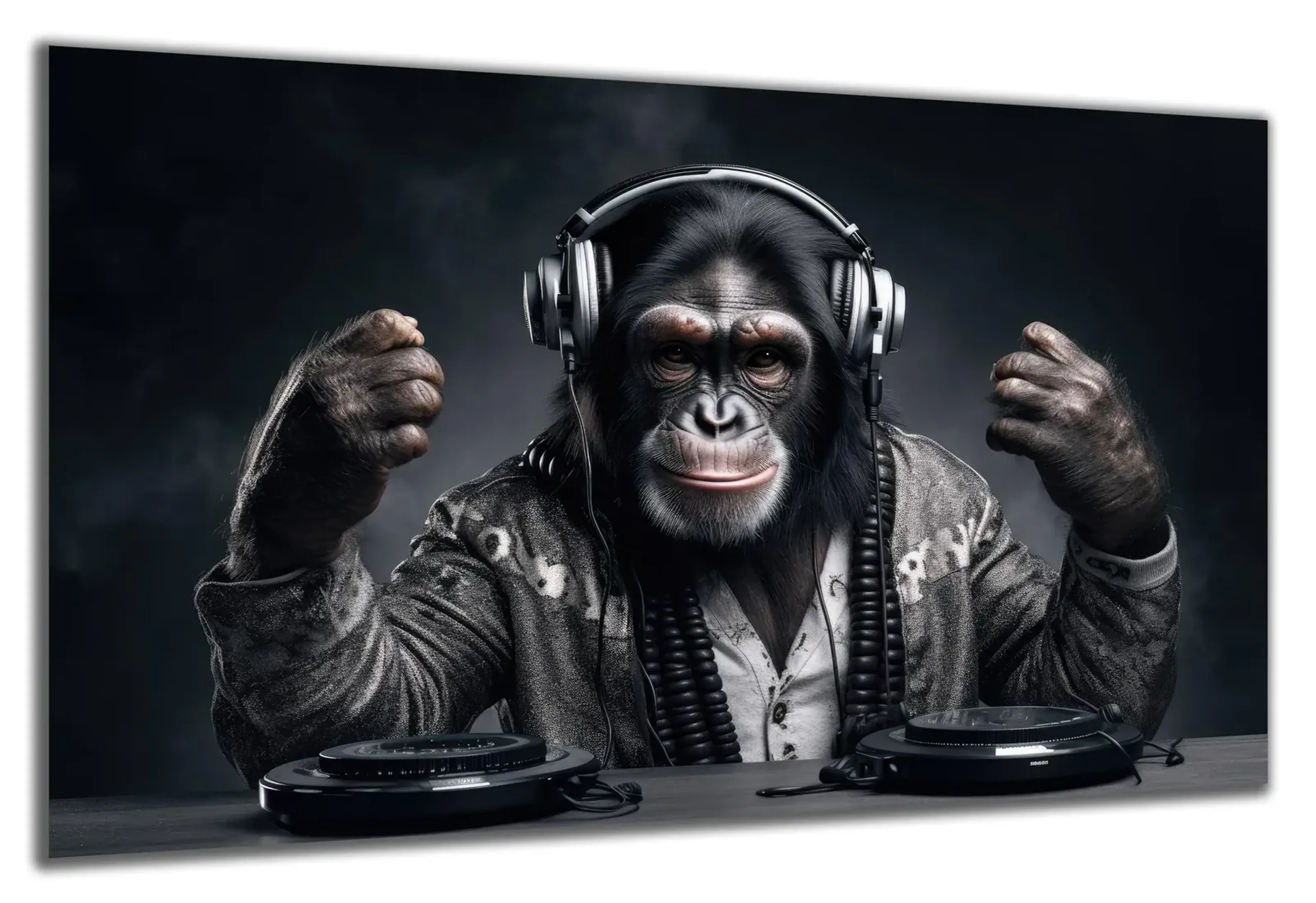 Affe am DJ-Pult – Ansicht 5