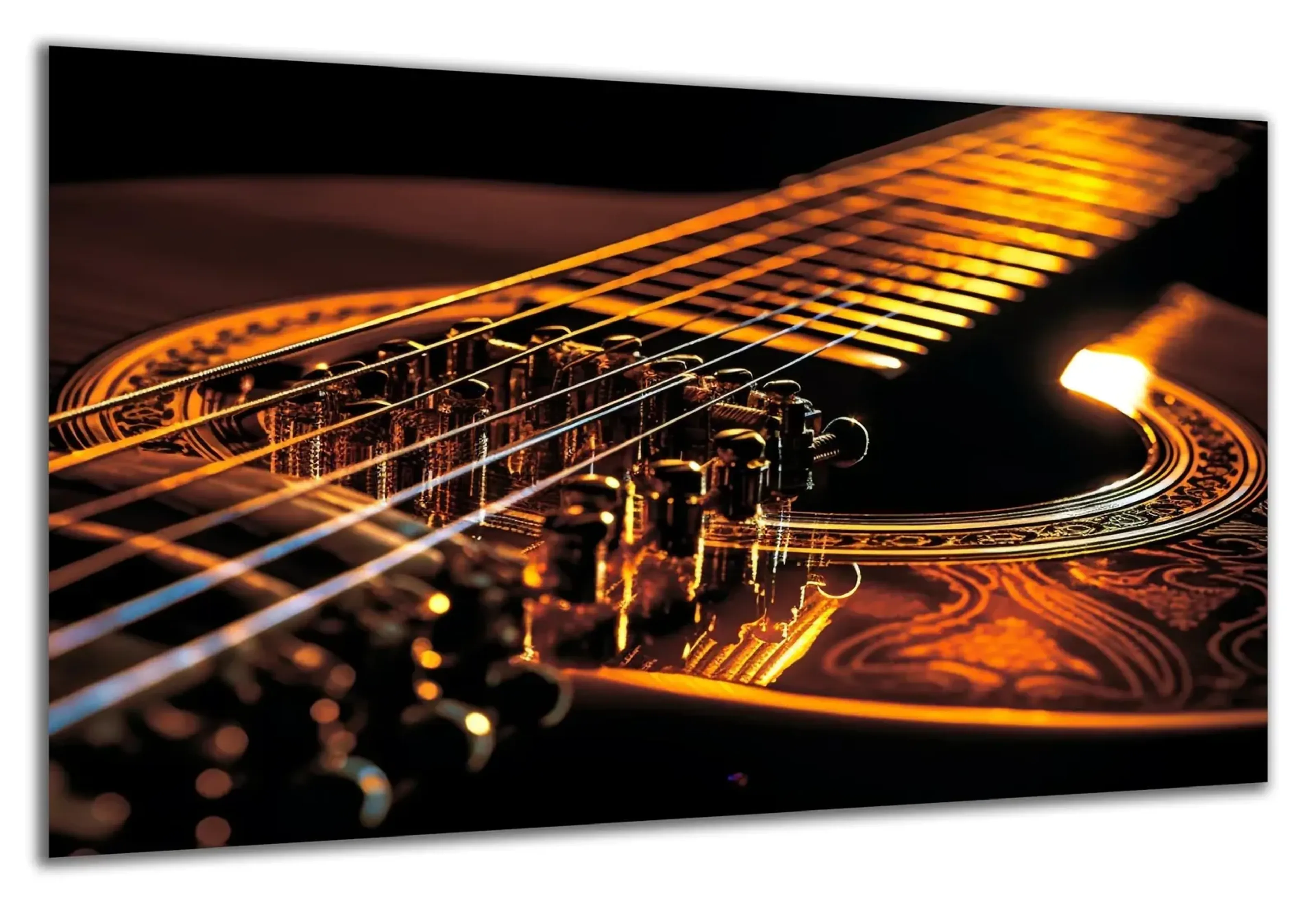 Gitarre im Goldlicht – Ansicht 5