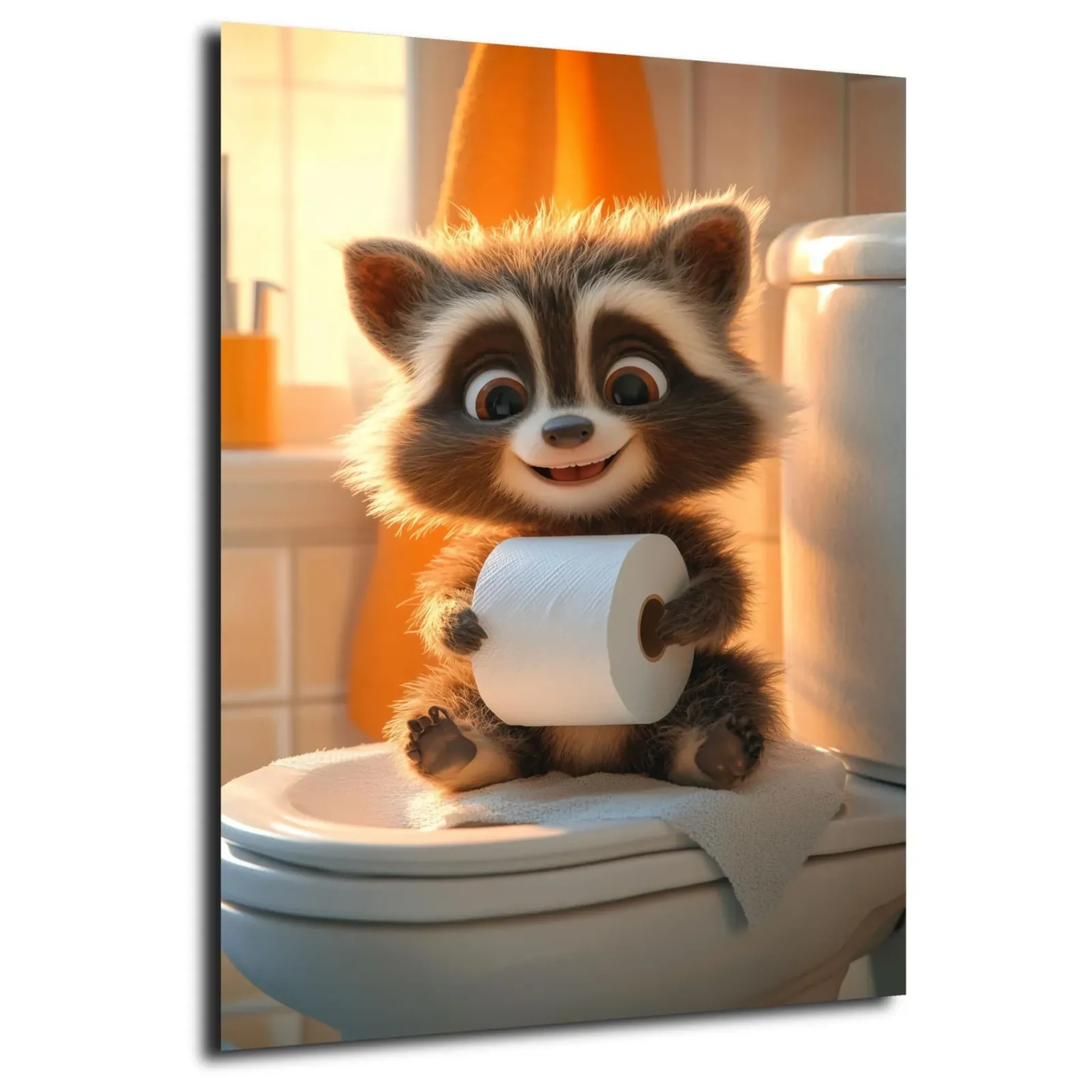 Waschbär im Sonnenlicht – Ansicht 5