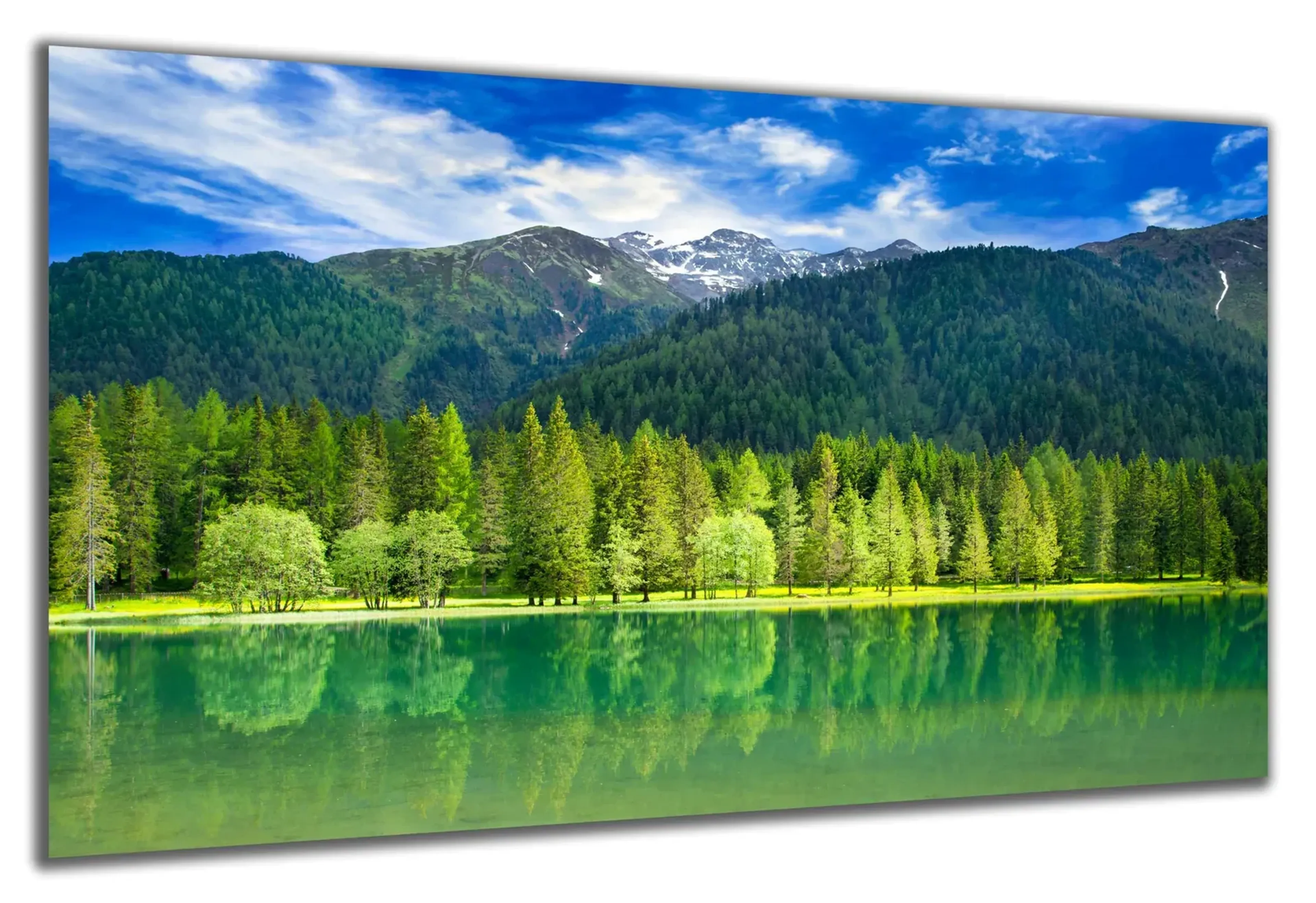 Bergsee mit Waldspiegelung – Ansicht 5