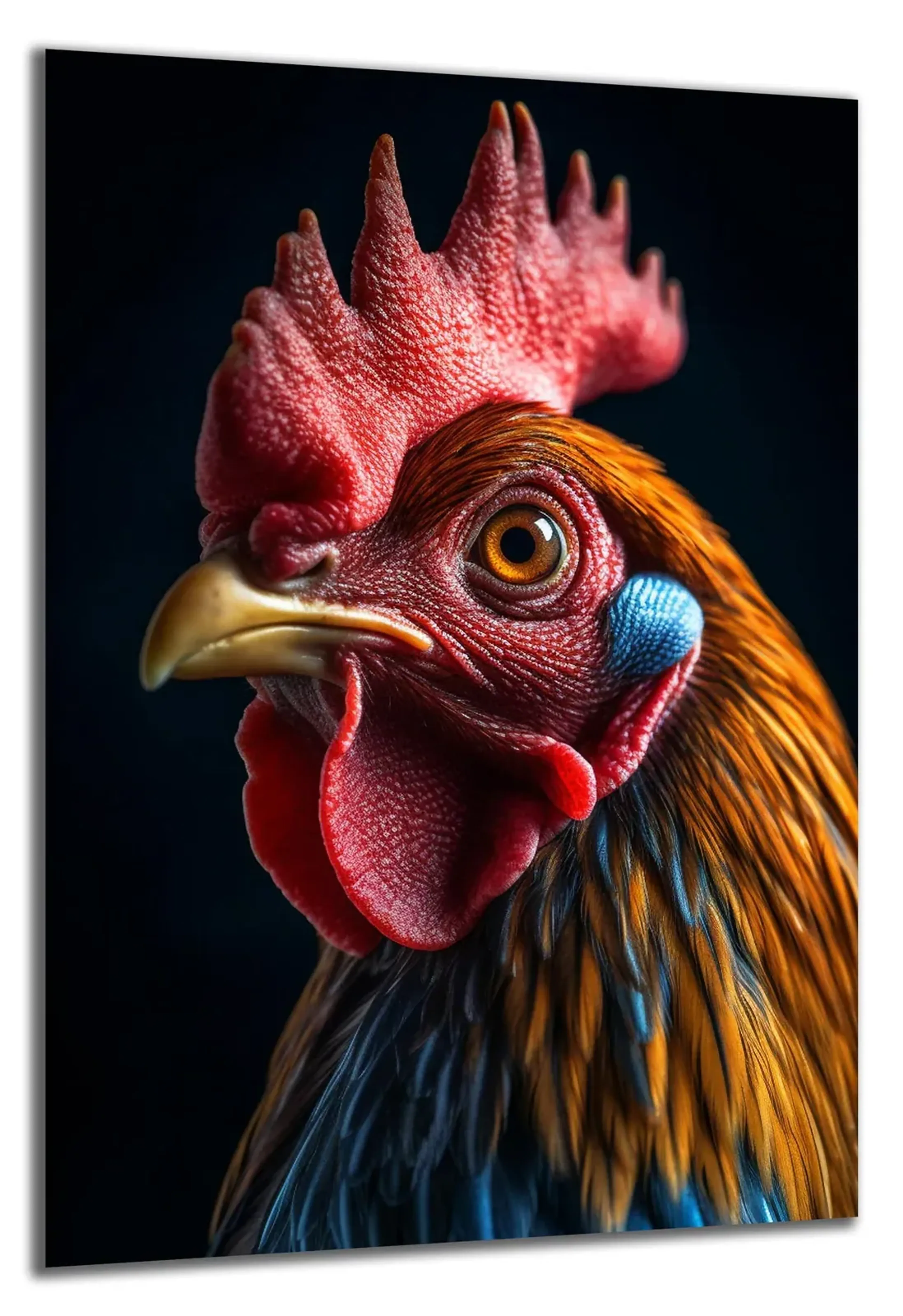 Portrait stolzer Hahn – Ansicht 5