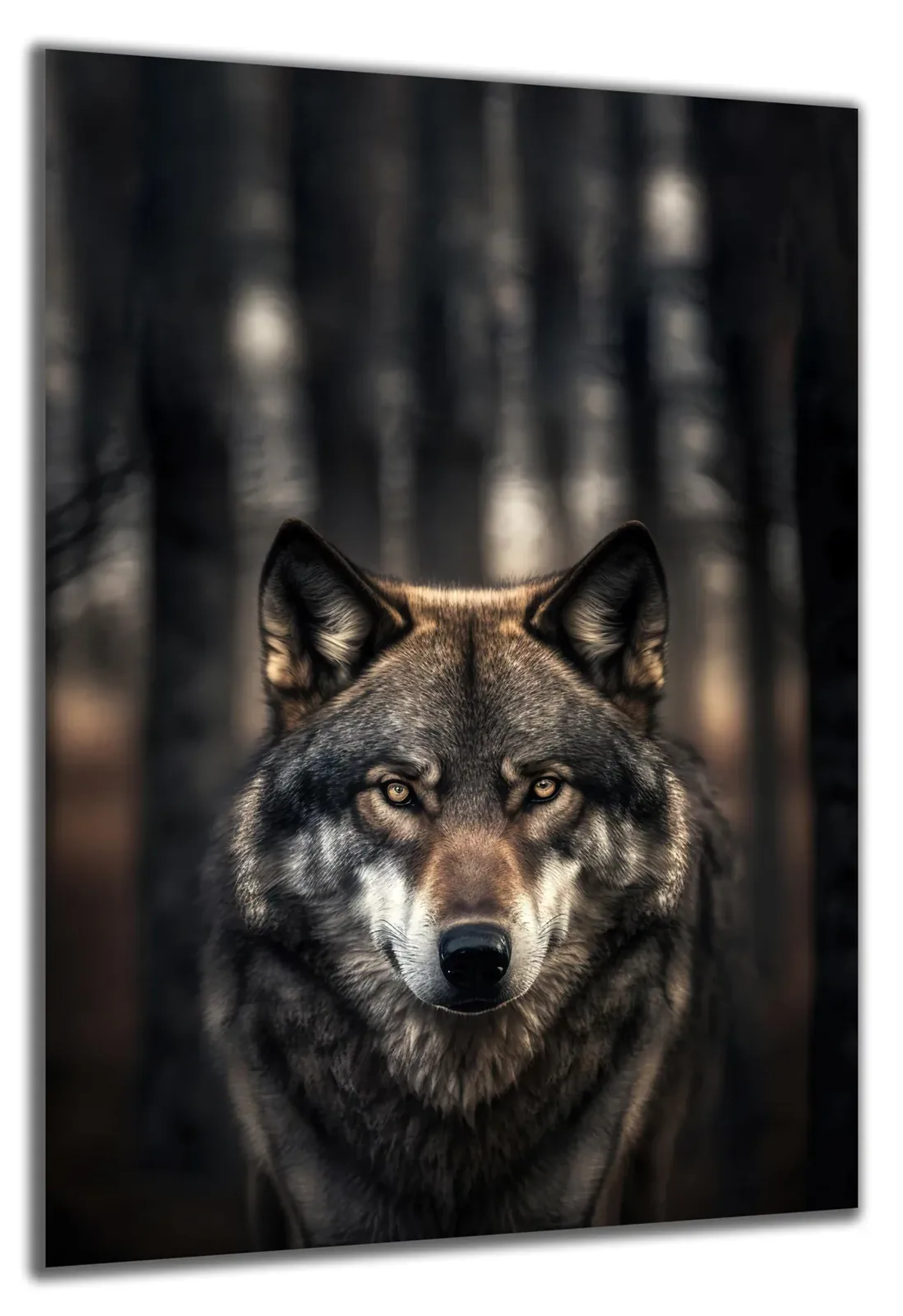 Wolfsblick im Wald – Ansicht 5