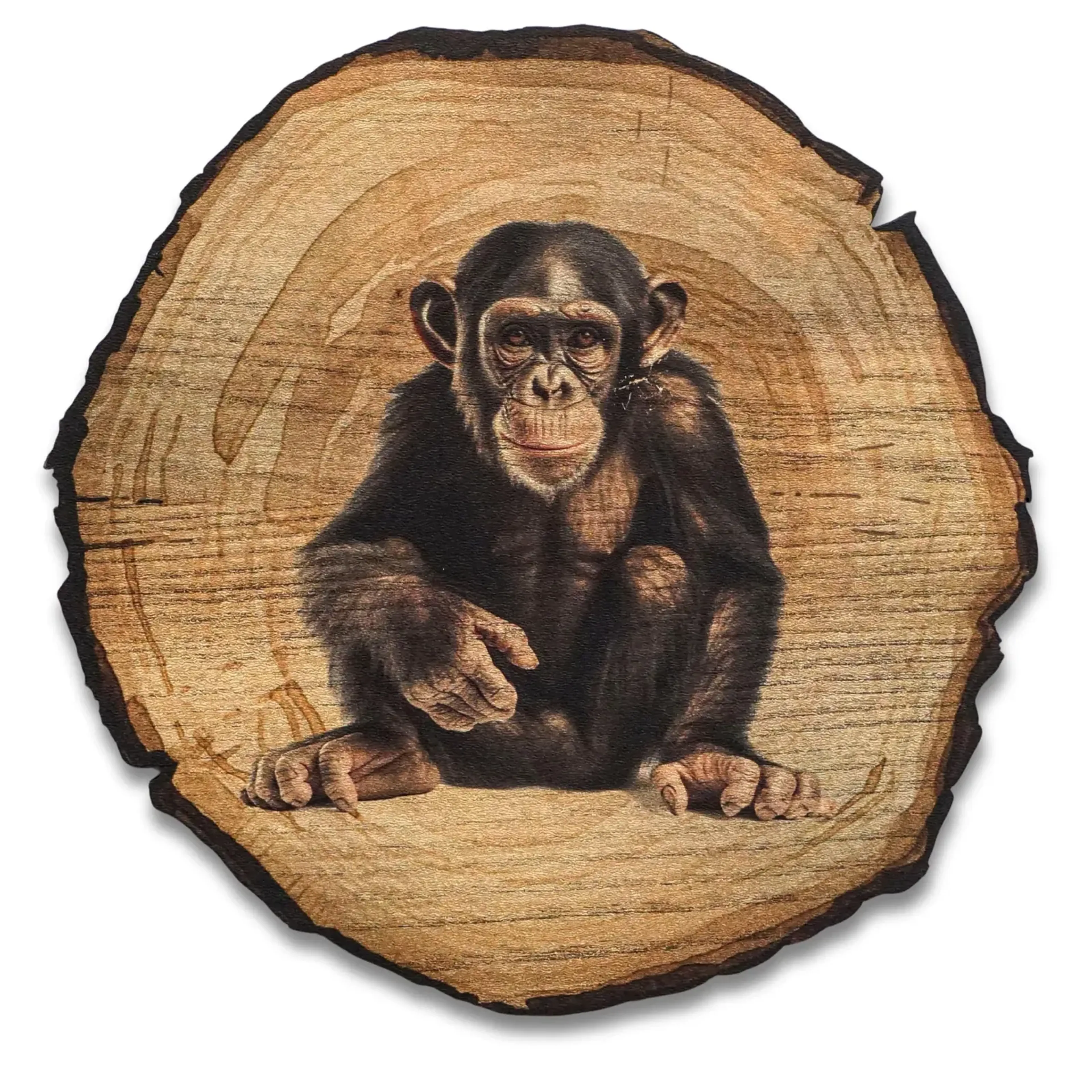 Sitzender Schimpanse – Ansicht 5