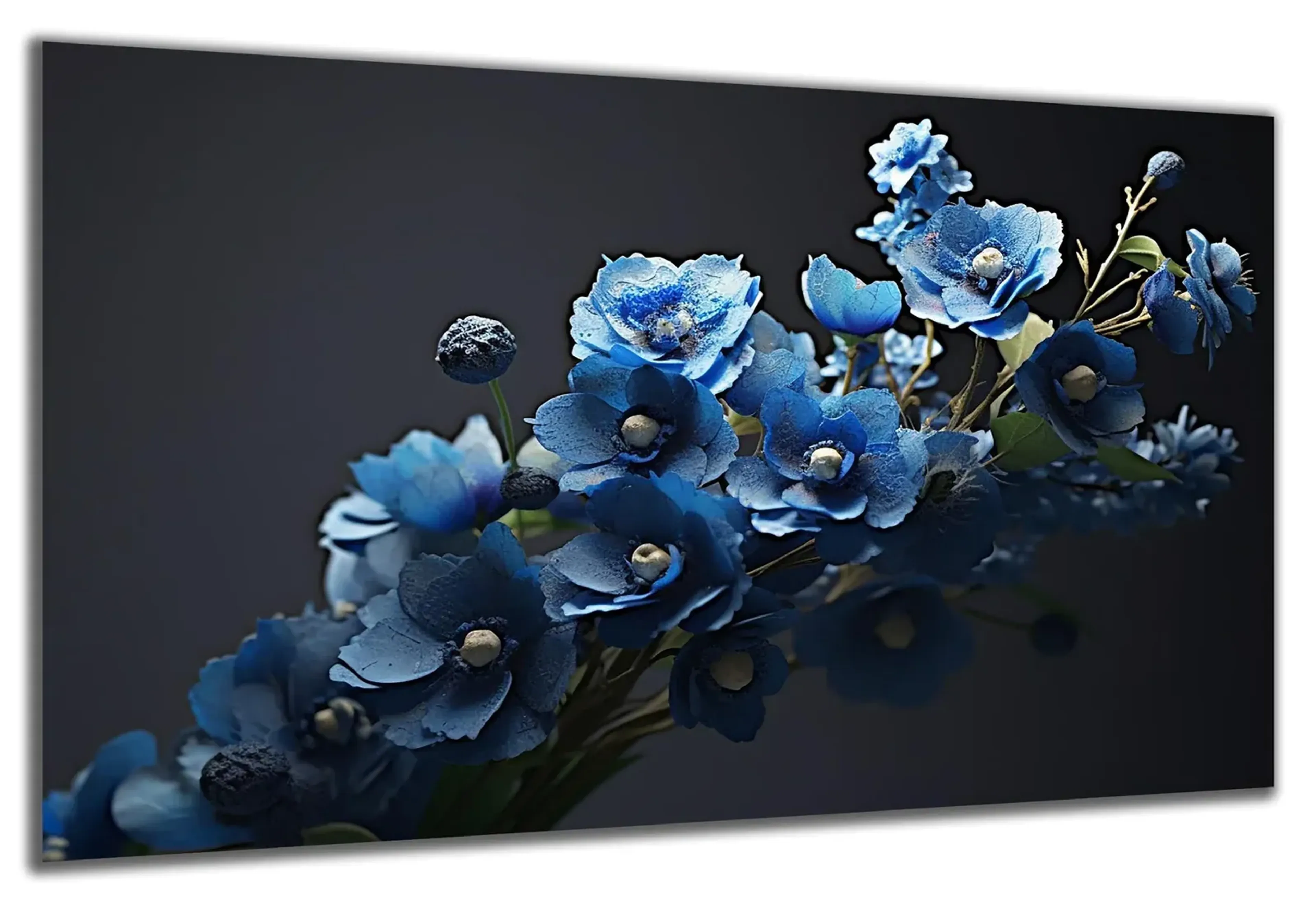 Blauer Blütenzweig – Ansicht 5