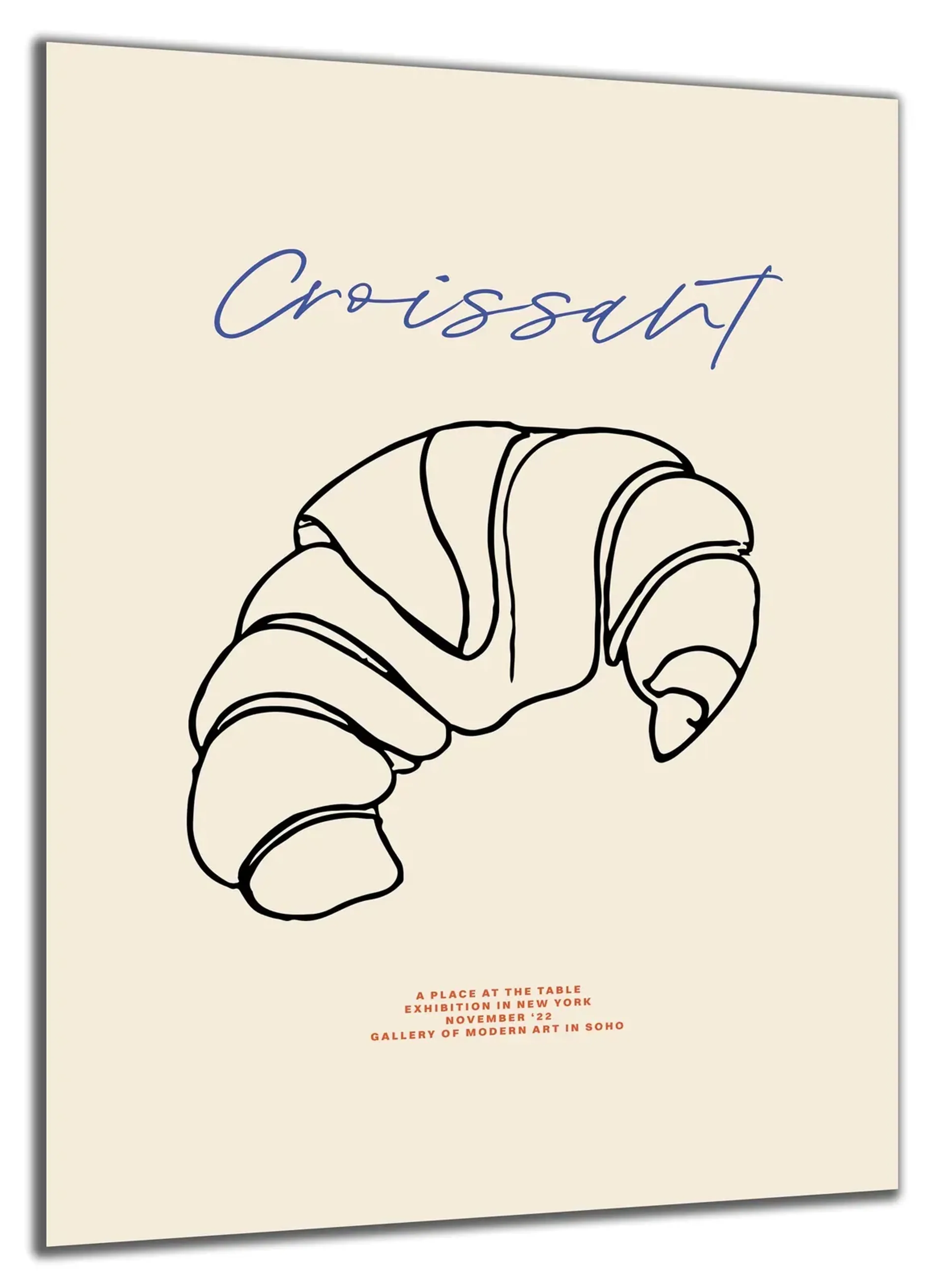 Croissant auf Creme – Ansicht 5