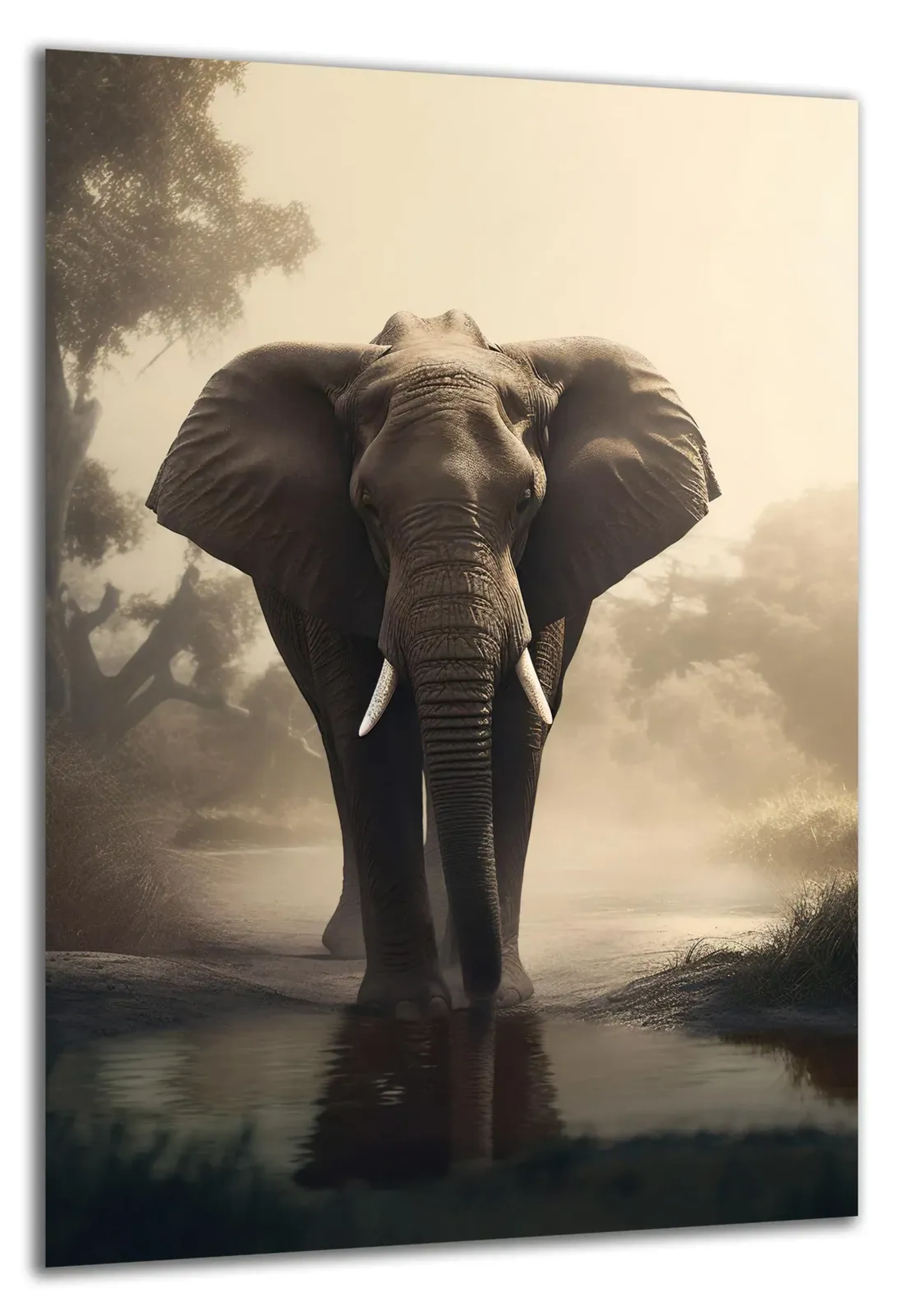 Elefant Frontal – Ansicht 5