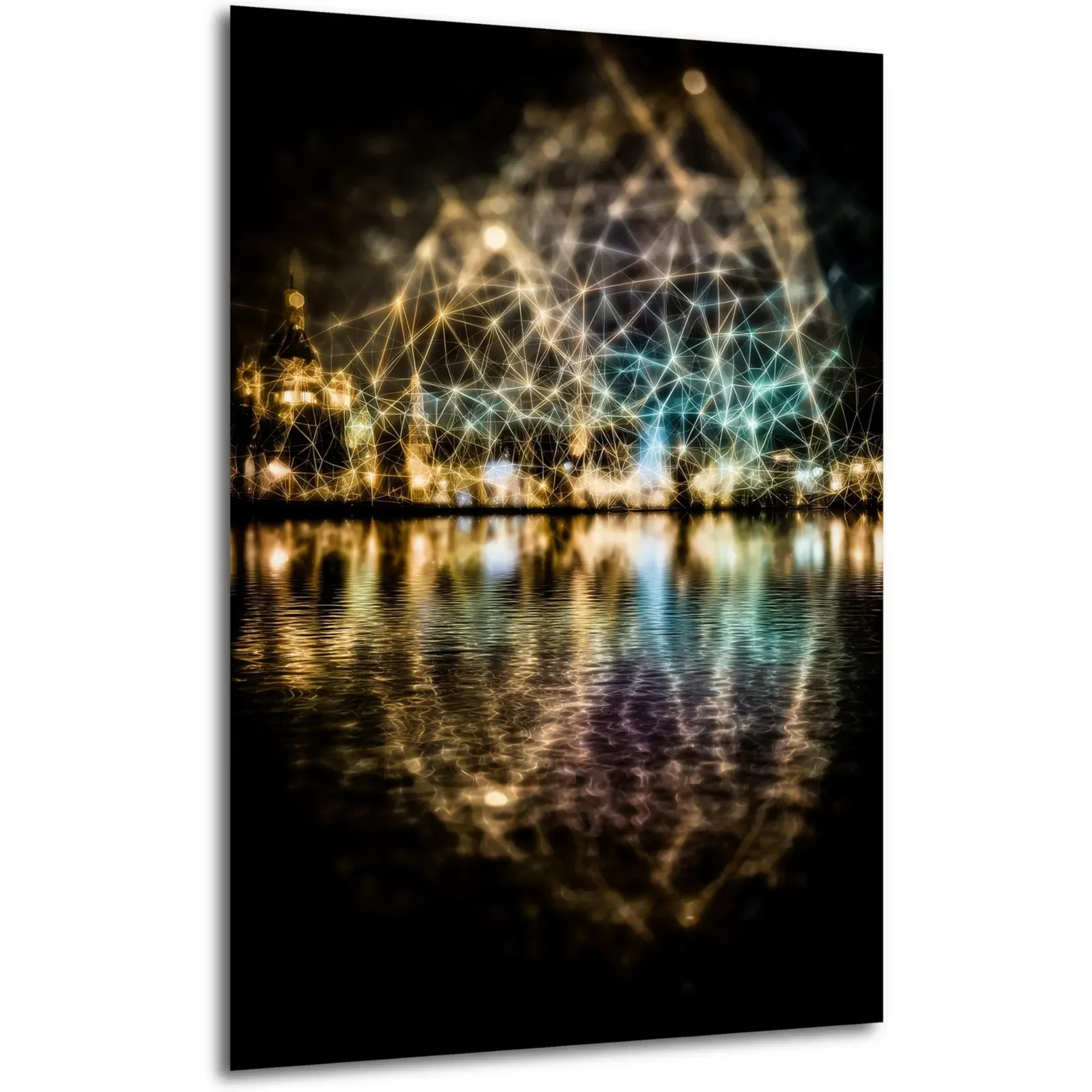 Lichtnetz über dem Wasser – Ansicht 5