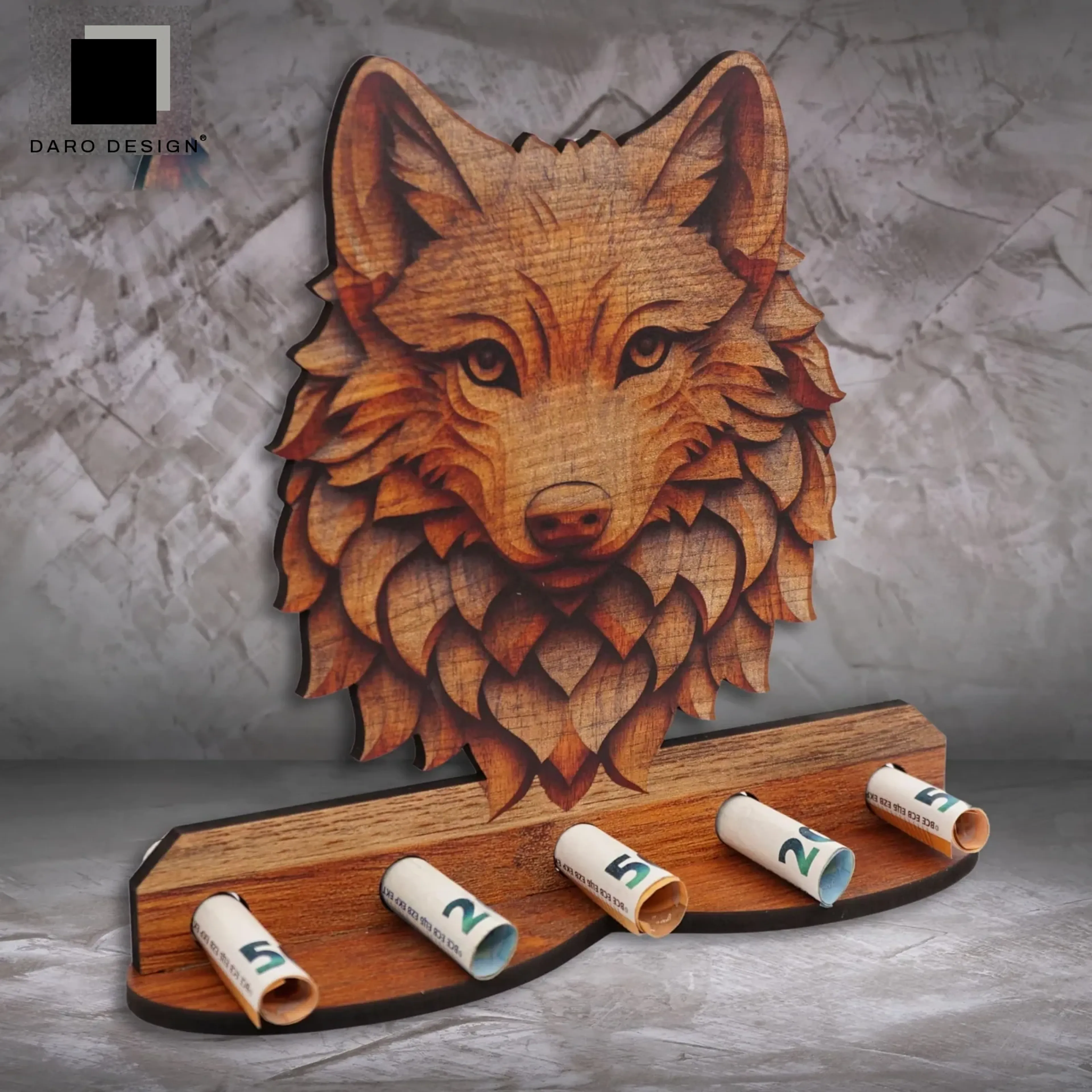 Großes Geldgeschenk „Wolf“ – Ansicht 3