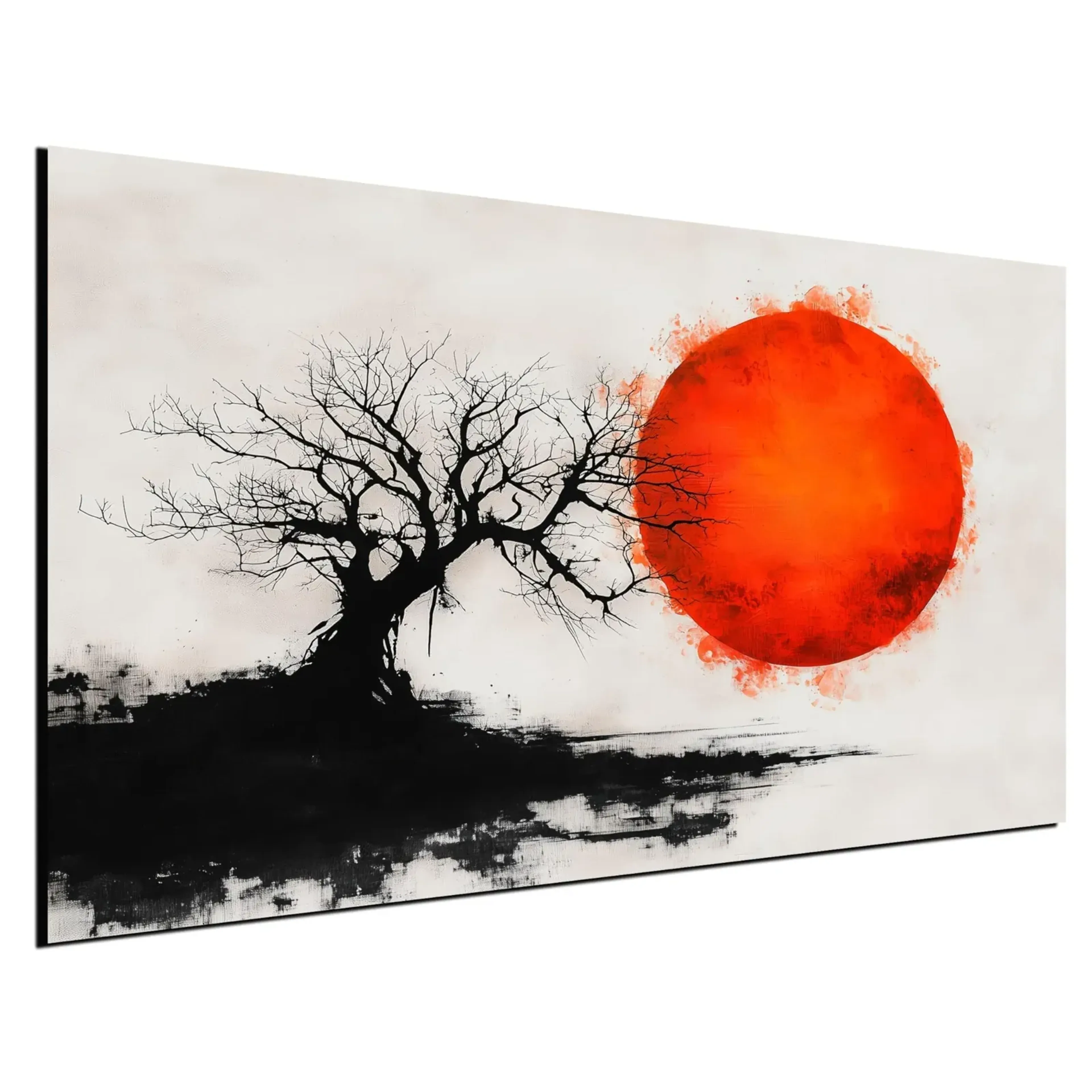 Baum vor roter Sonne – Ansicht 5