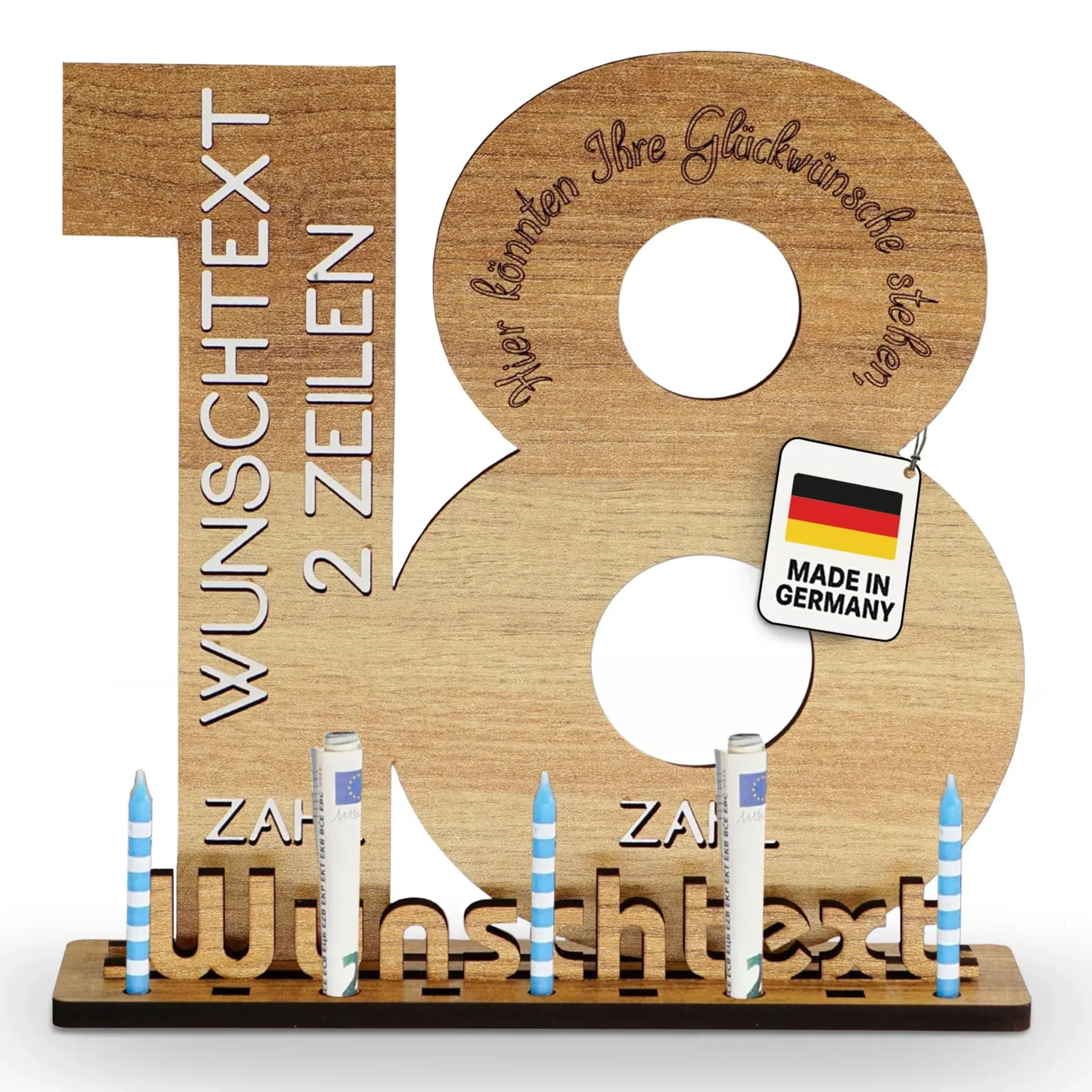 Gästebuch-Schild mit Wunschtext – Ansicht 4