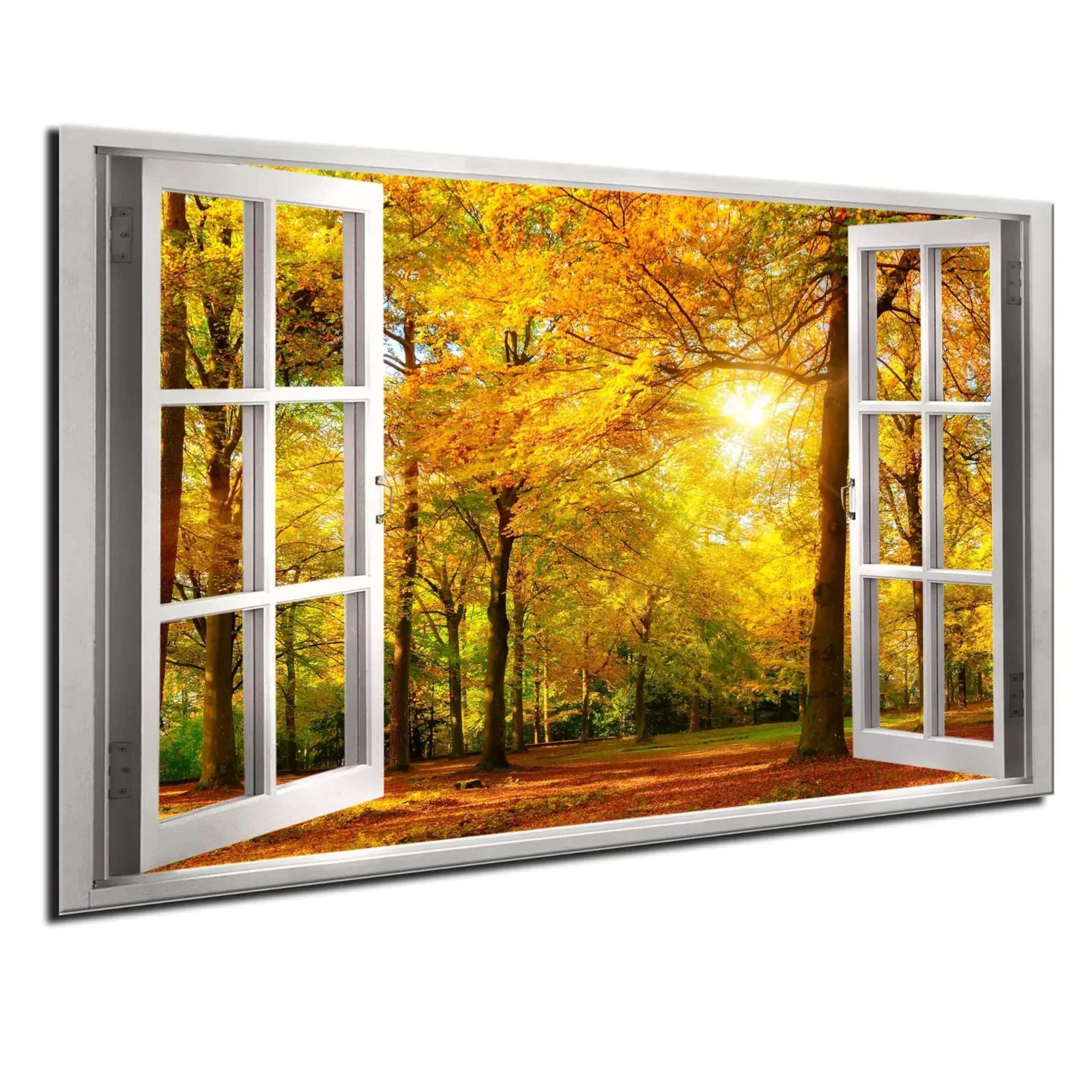 Sonnenlicht im Herbstwald – Ansicht 5