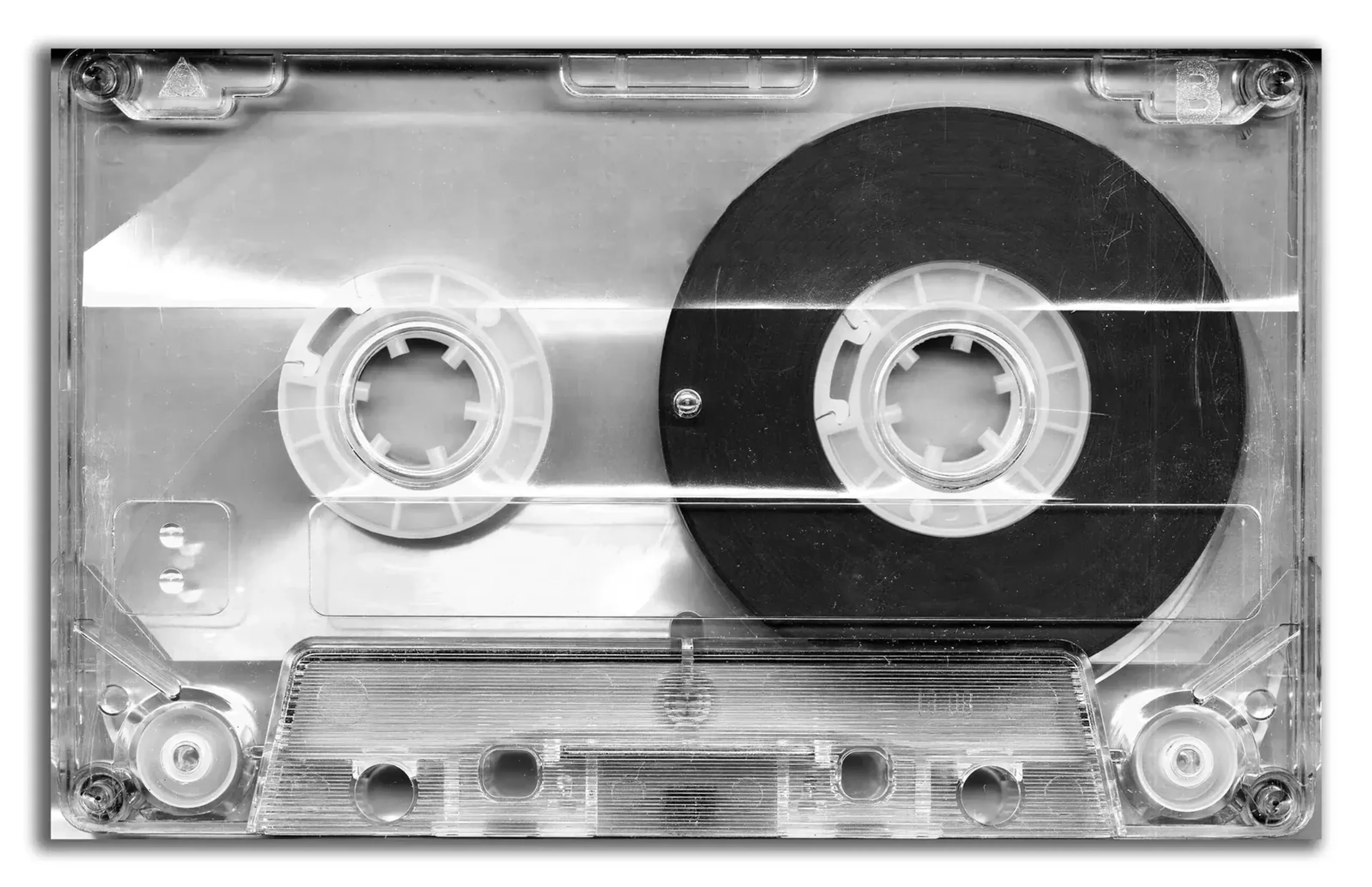 Musik-Kassette durchsichtig – Ansicht 5