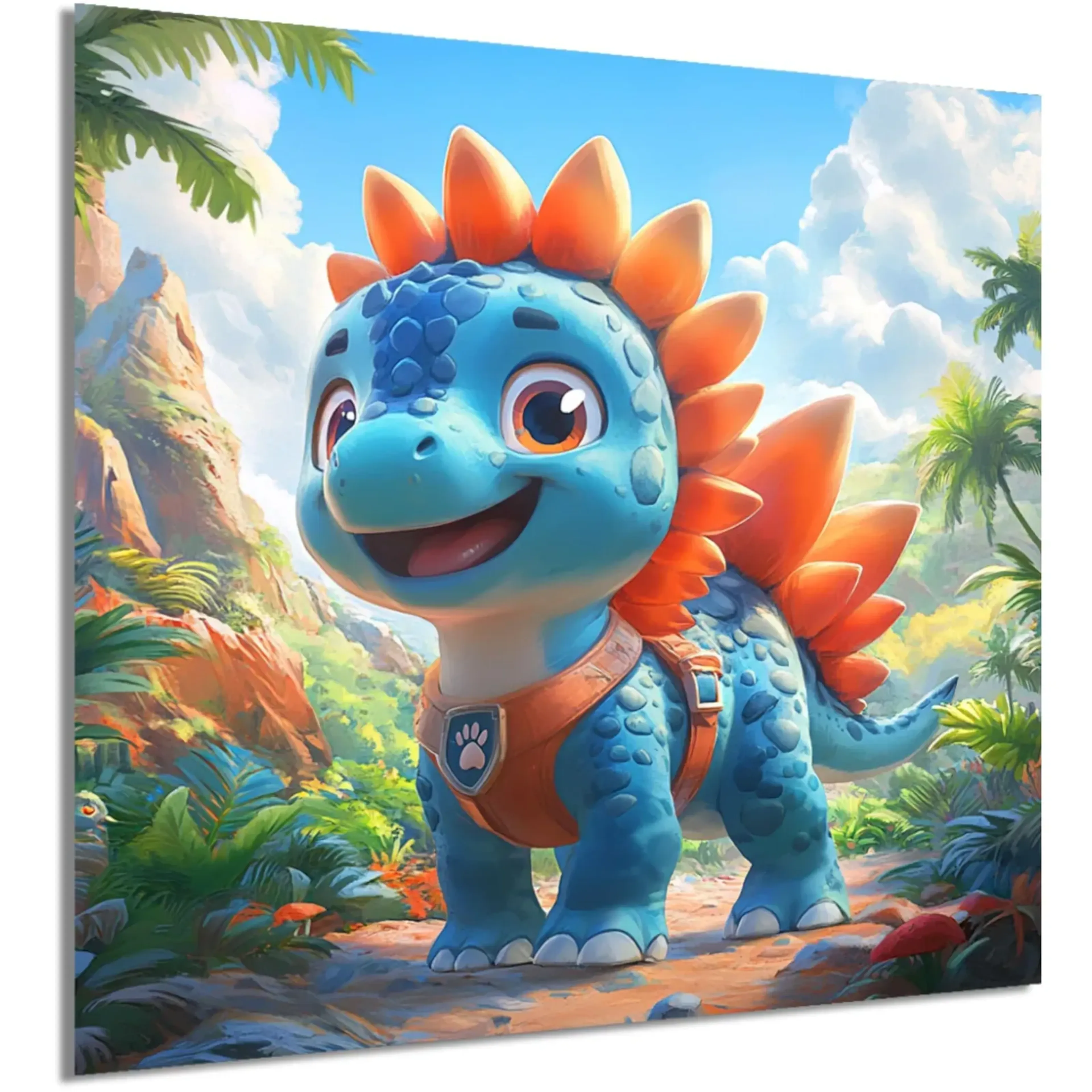 Blauer Dino auf Entdeckung – Ansicht 5