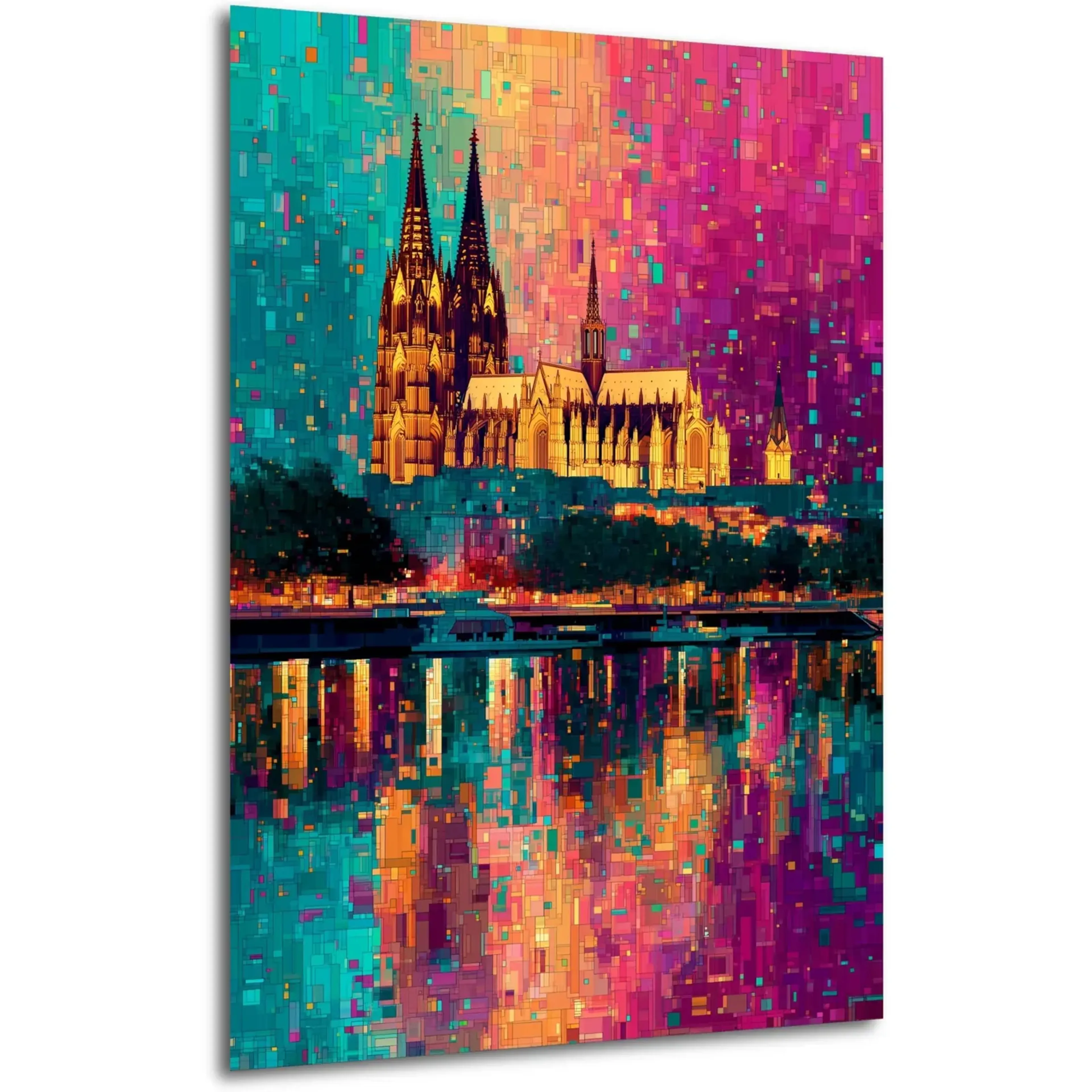 Kölner Dom im Farbenspiel – Ansicht 5