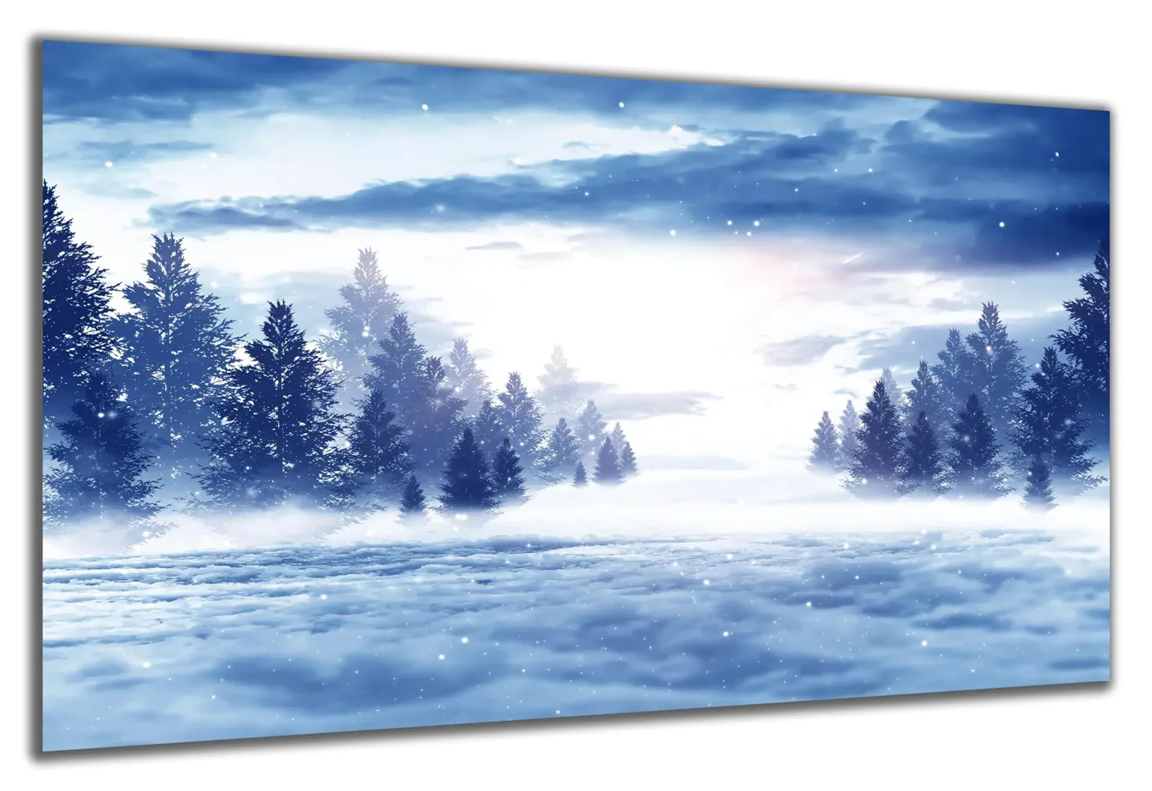Winterwald in Blau – Ansicht 5