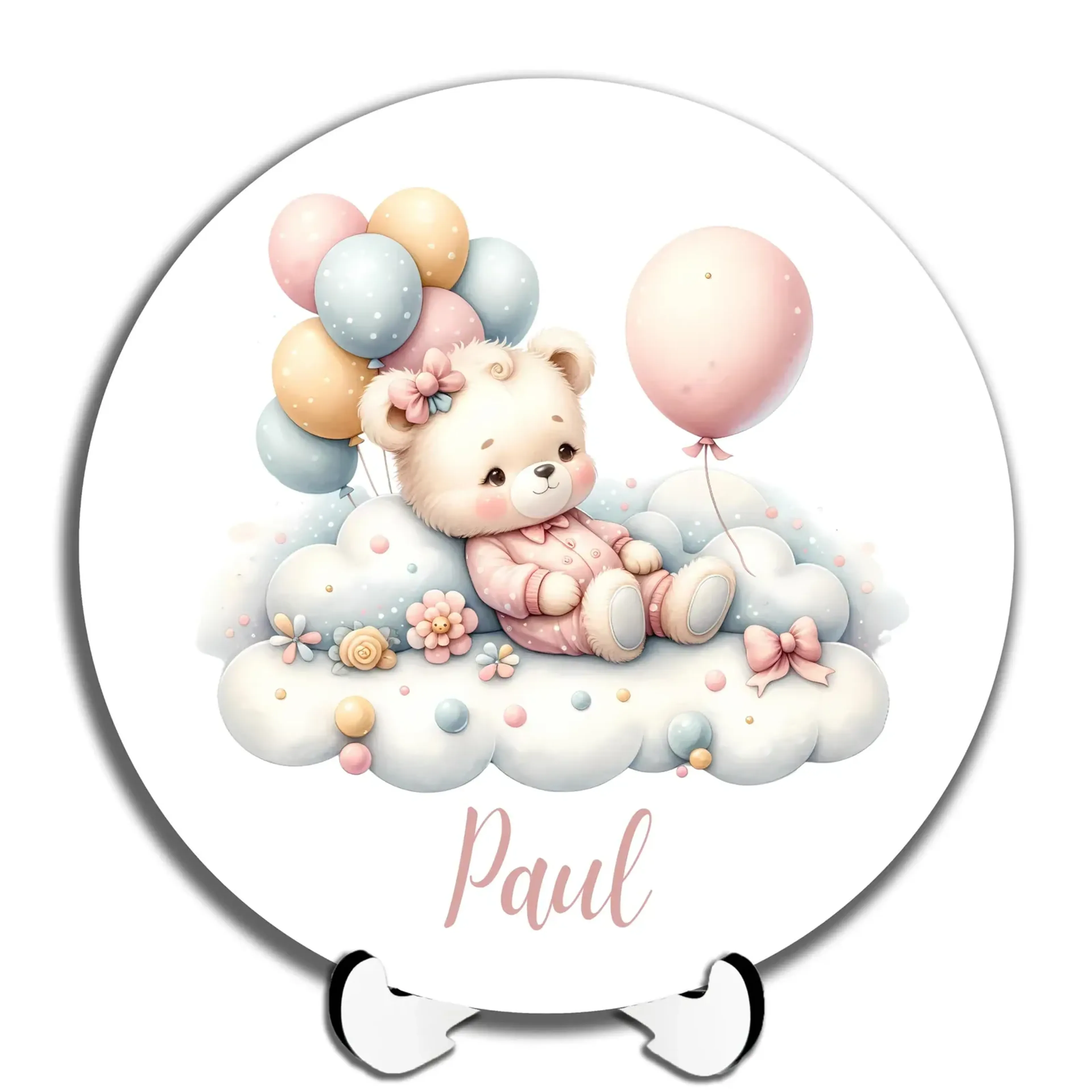 Kinder-Namensschild mit Tiermotiv – Ansicht 6